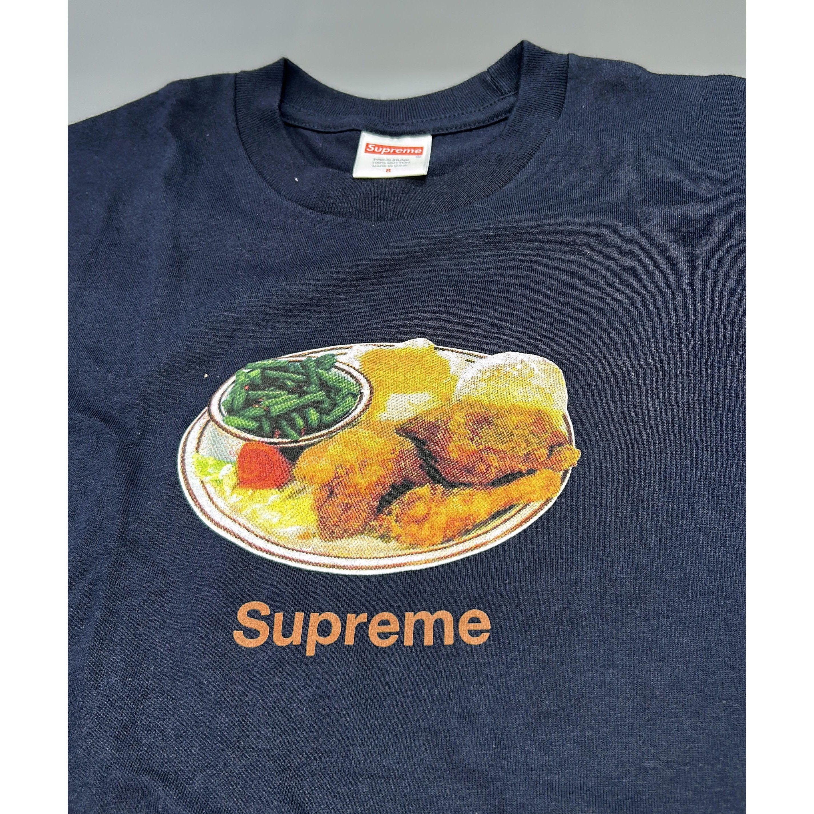 Supreme Supreme Chicken Dinner T-Shirt Navy Size S Size US S / EU 44-46 / 1 - 7 Thumbnail