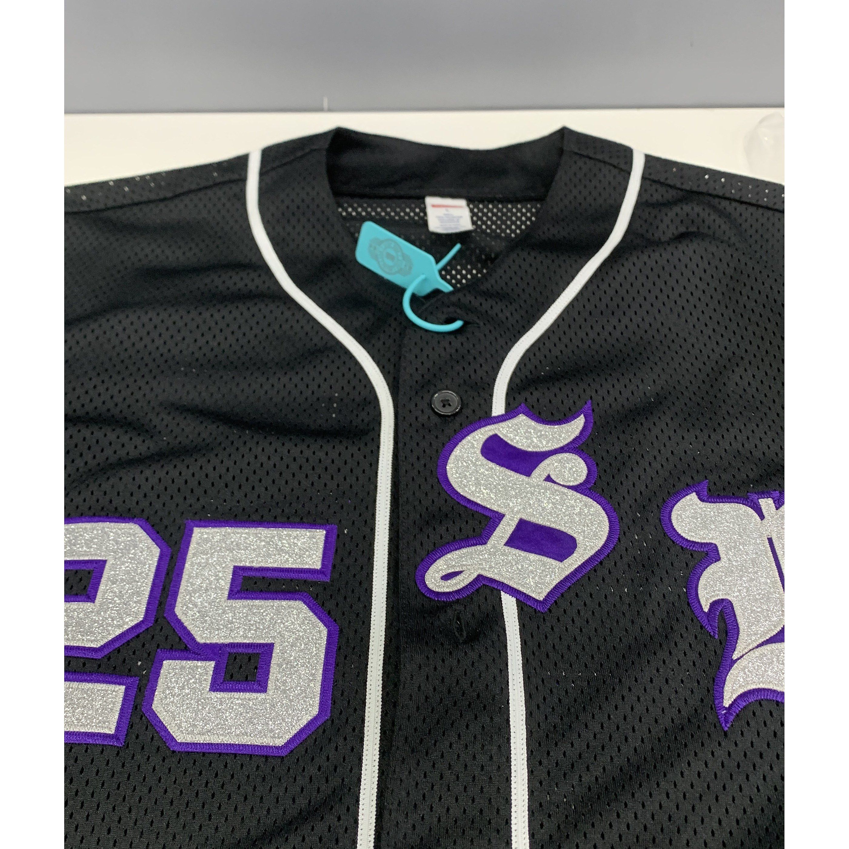 Supreme Supreme Old English Baseball Jersey Size L Size US L / EU 52-54 / 3 - 4 Thumbnail