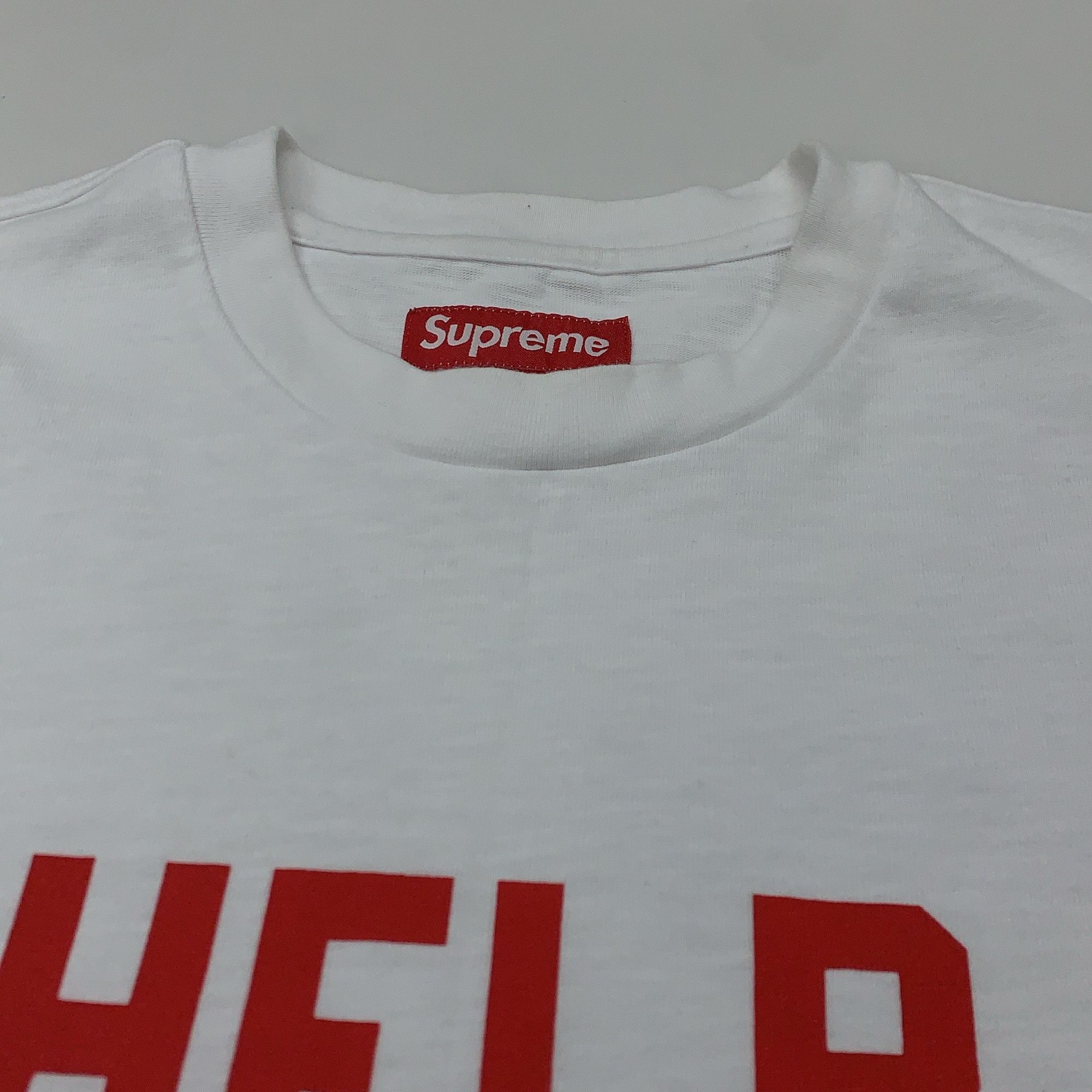 Supreme Supreme Help Logo T-Shirt Size L Size US L / EU 52-54 / 3 - 5 Thumbnail