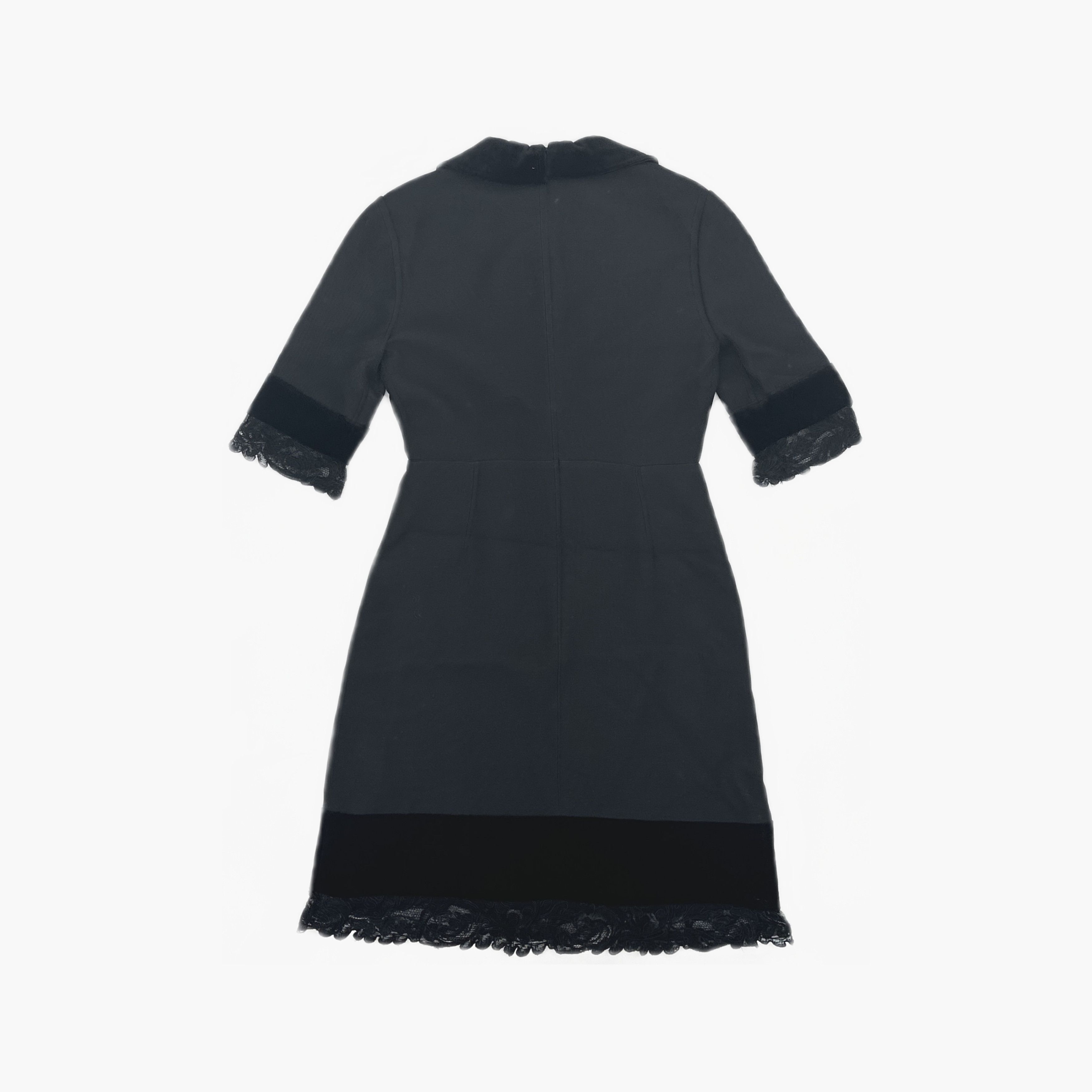Gucci Gucci Pearl Button Lace Trim Mini Dress Size 38 Size XS / US 0-2 / IT 36-38 - 2 Thumbnail