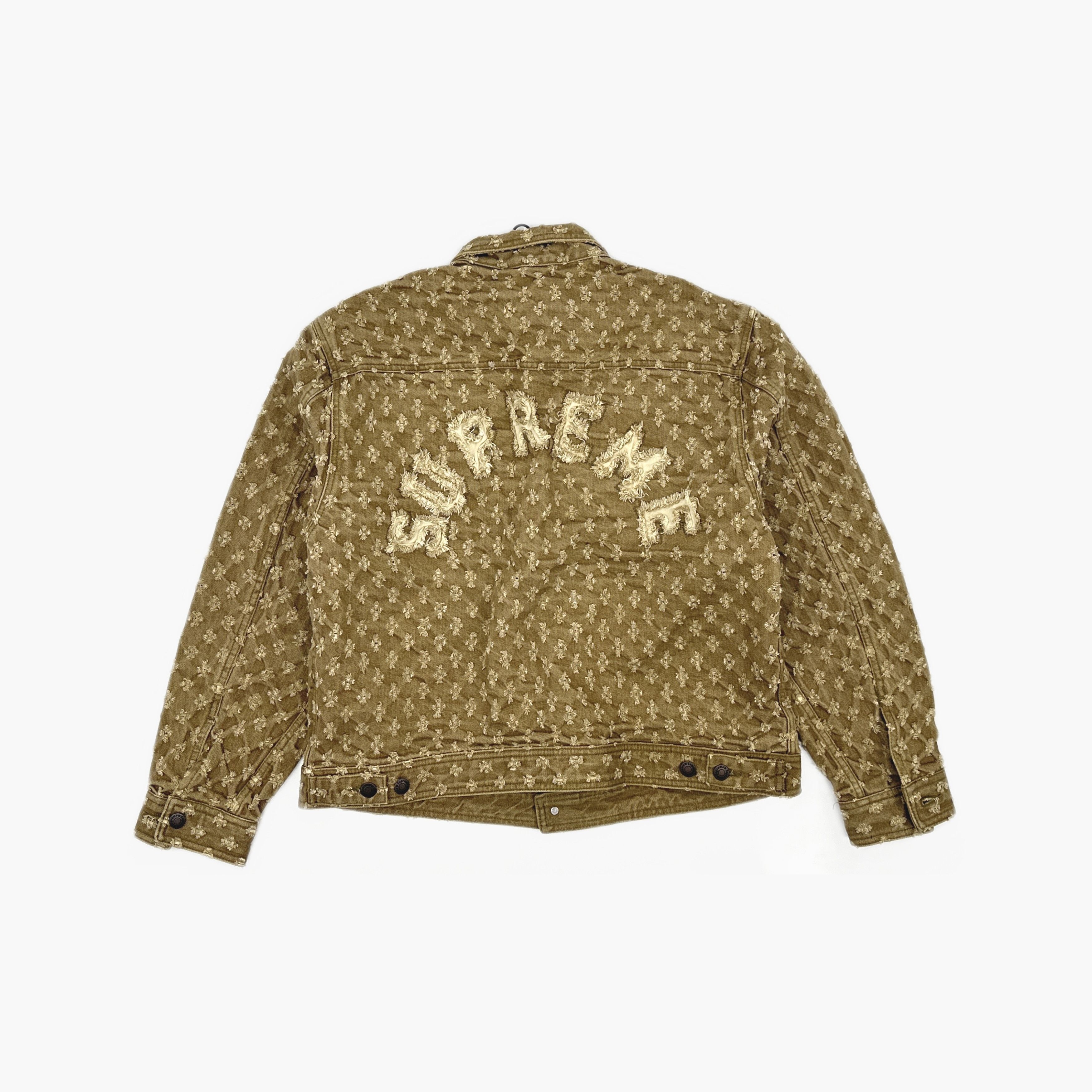 Supreme Supreme Hole Punch Denim Trucker Jacket Size L Size US L / EU 52-54 / 3 - 2 Thumbnail