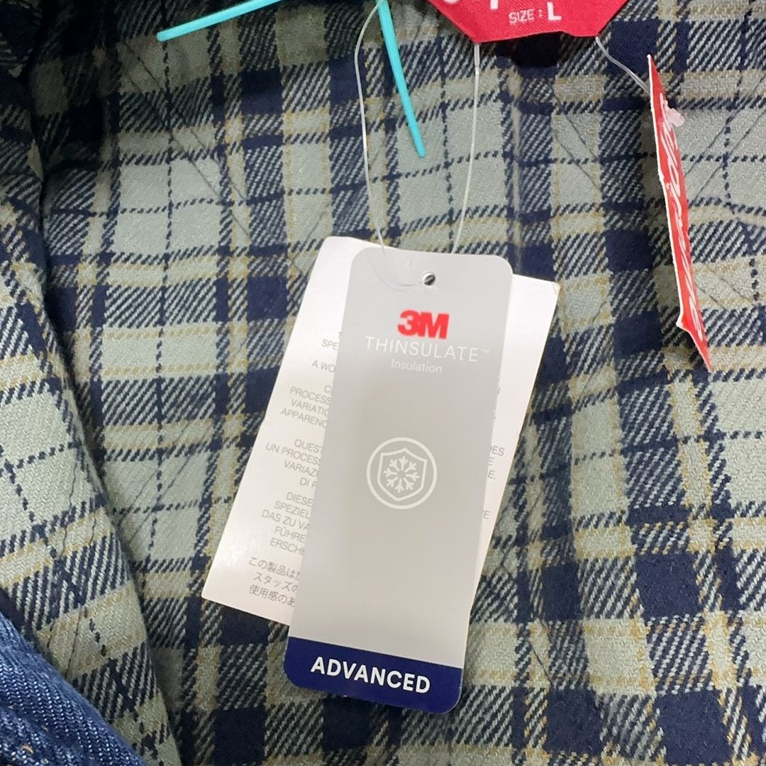 Supreme Supreme Reflective Arc Denim Work Jacket Size L Size US L / EU 52-54 / 3 - 4 Thumbnail