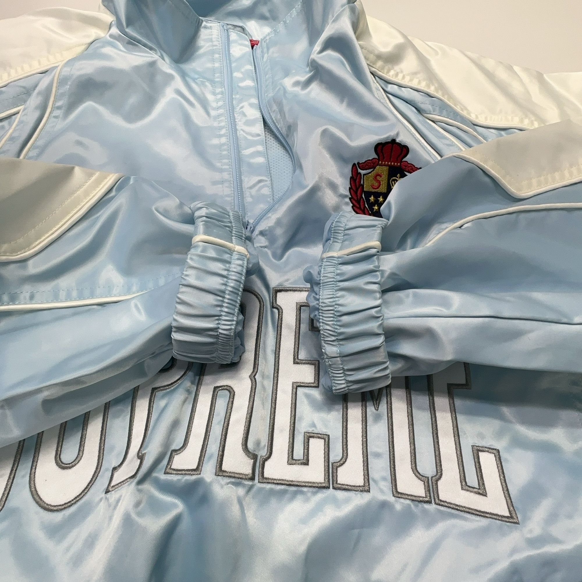 Supreme Supreme Satin Piping Pullover Size XL Size US XL / EU 56 / 4 - 5 Thumbnail