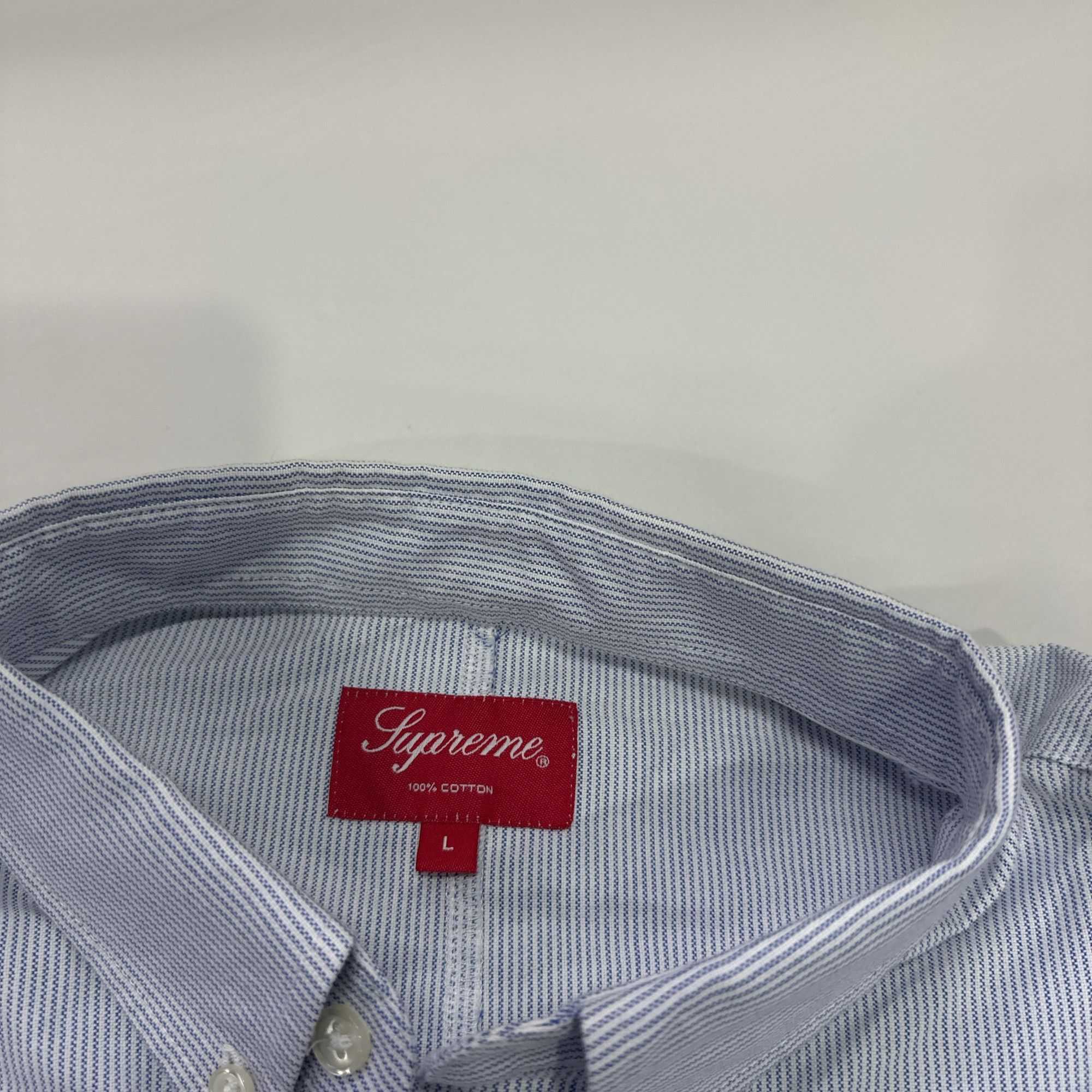 Supreme Supreme Patchwork Oxford Shirt Size L Size US L / EU 52-54 / 3 - 3 Thumbnail