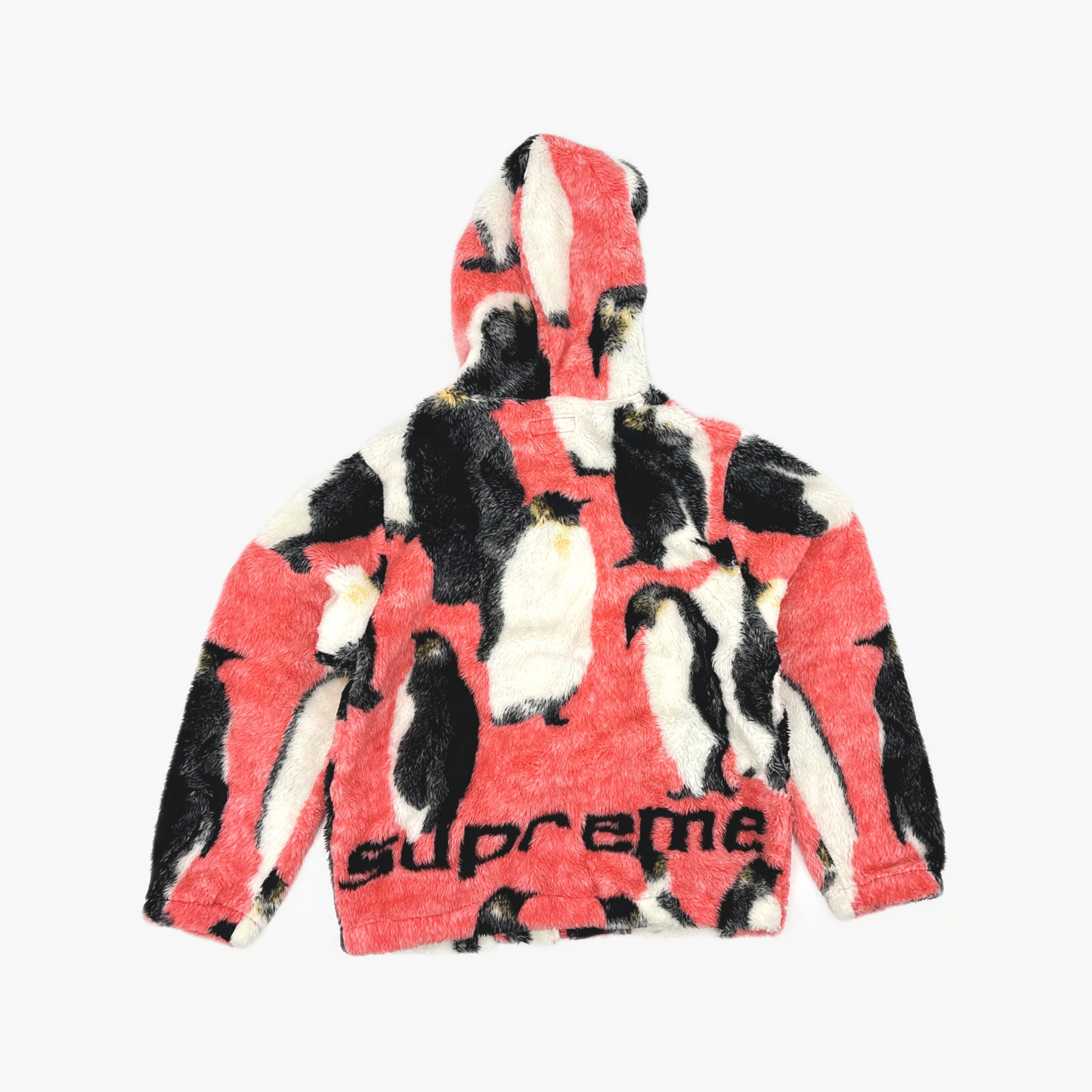 Supreme Supreme Penguins Hooded Fleece Jacket Size S Size US S / EU 44-46 / 1 - 2 Thumbnail