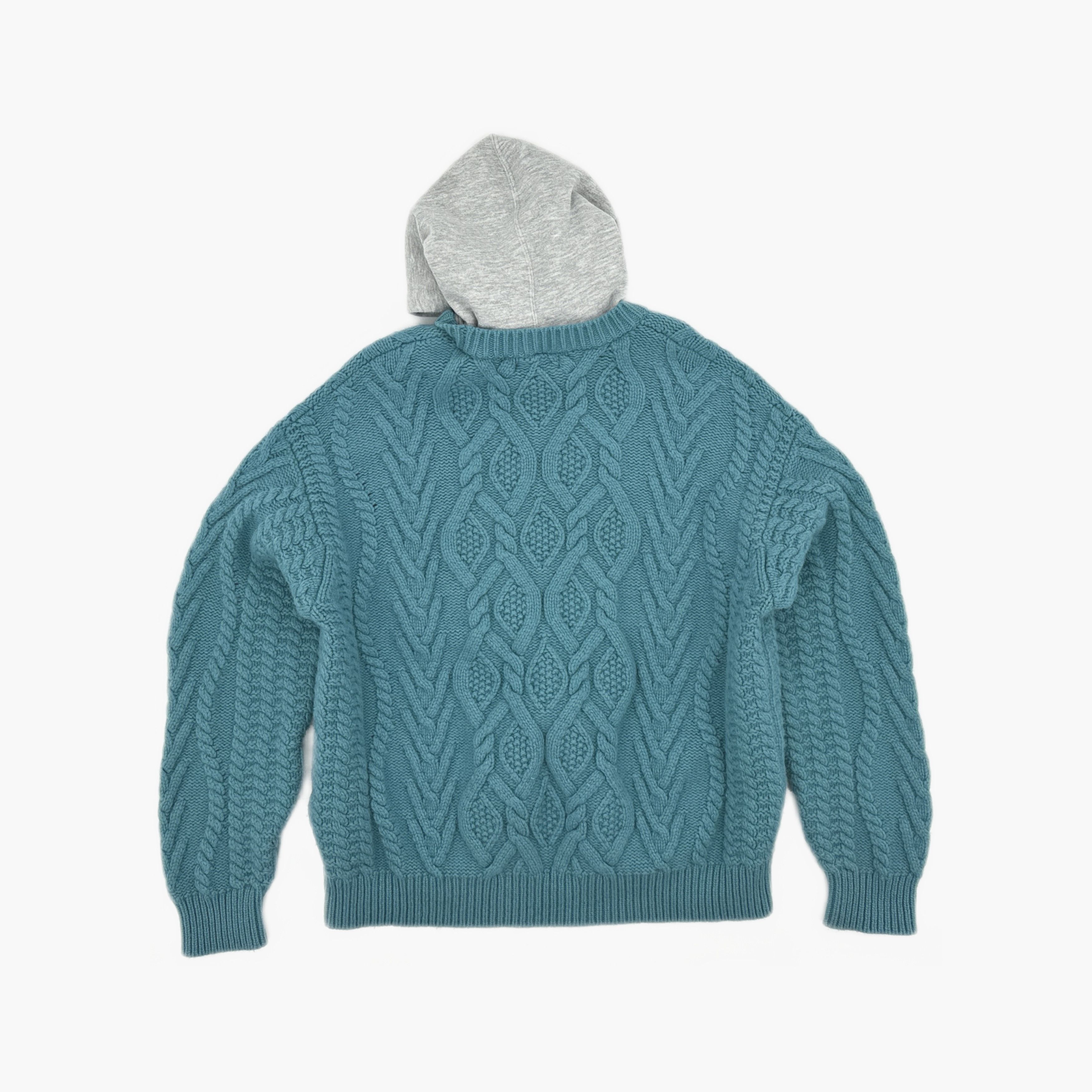 Supreme Supreme Cable Knit Hooded Sweater Size L Size US L / EU 52-54 / 3 - 2 Thumbnail