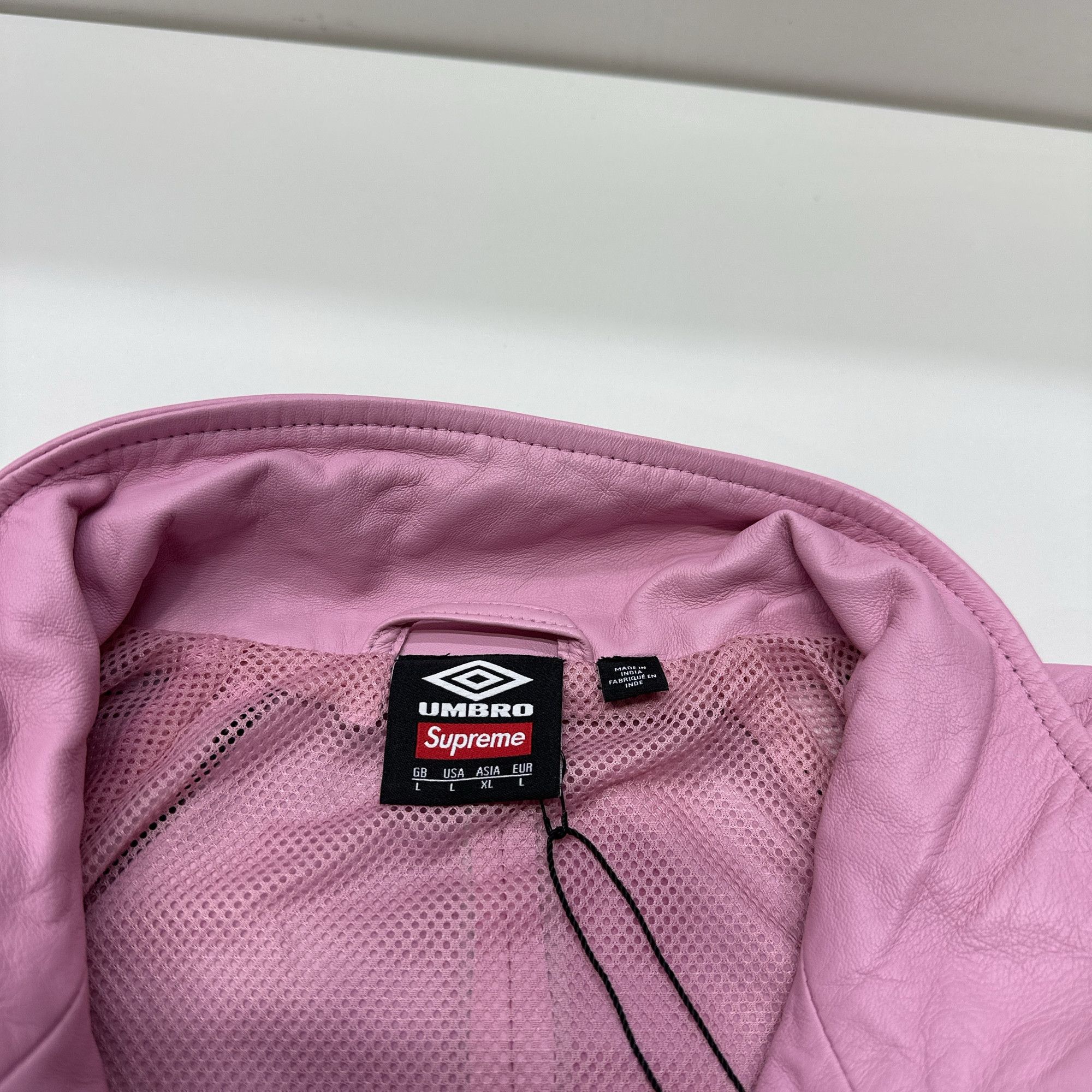 Supreme Supreme x Umbro Leather Track Jacket Size L Size US L / EU 52-54 / 3 - 2 Thumbnail