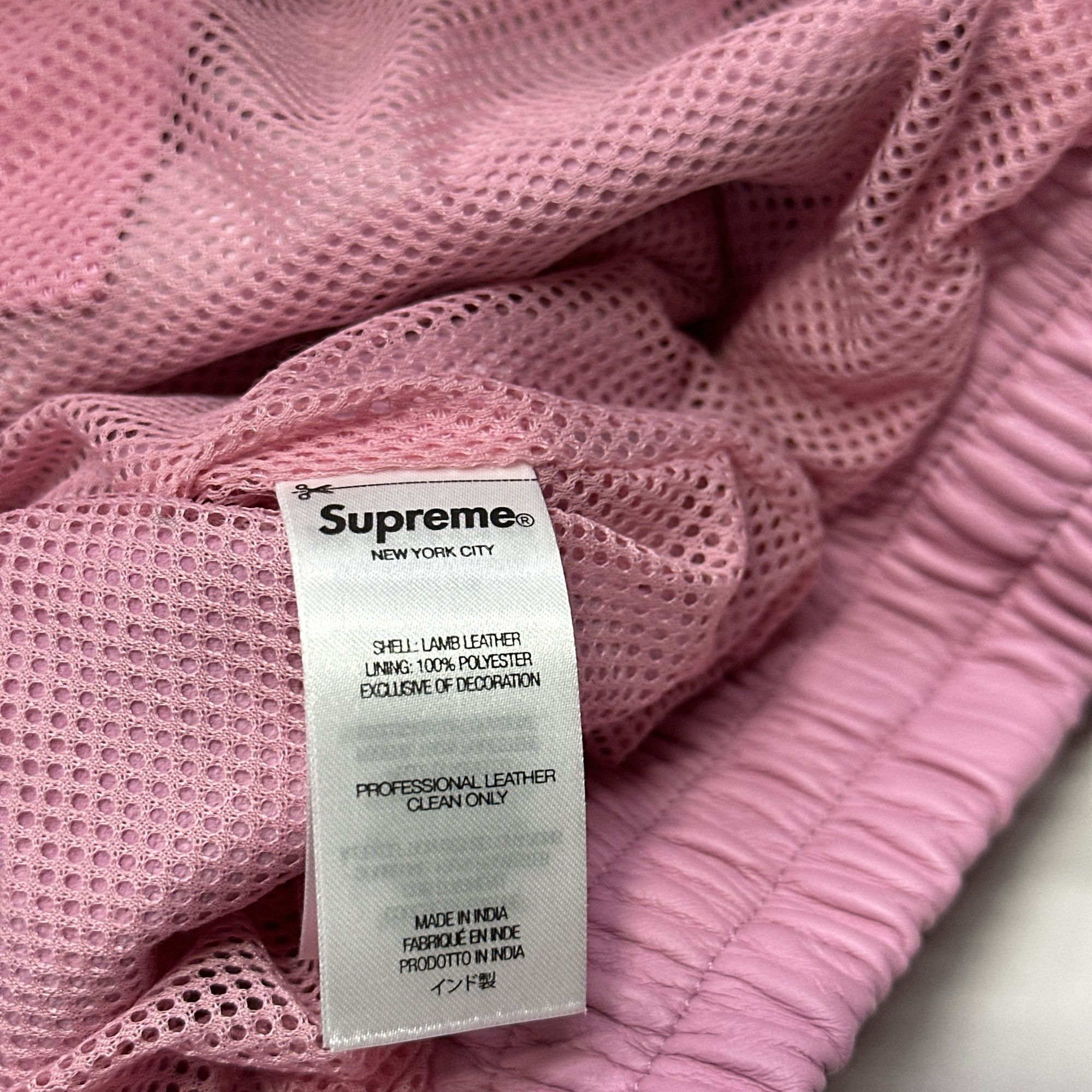 Supreme Supreme x Umbro Leather Track Jacket Size L Size US L / EU 52-54 / 3 - 4 Thumbnail