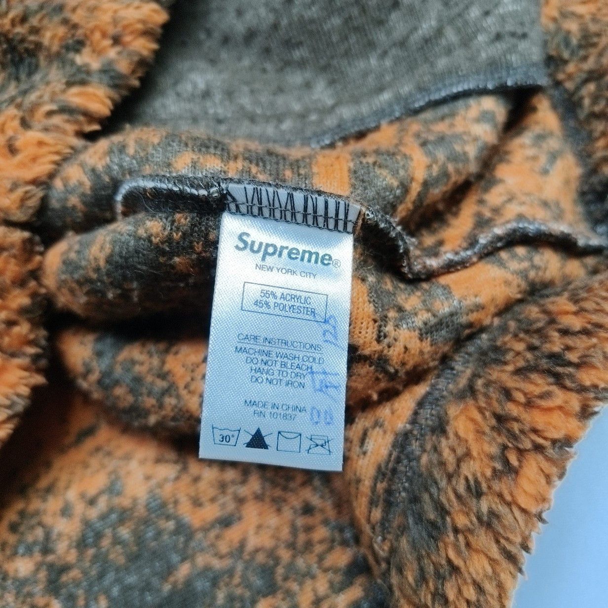 Supreme Supreme Wolf Fleece Jacket Size L Size US L / EU 52-54 / 3 - 4 Thumbnail