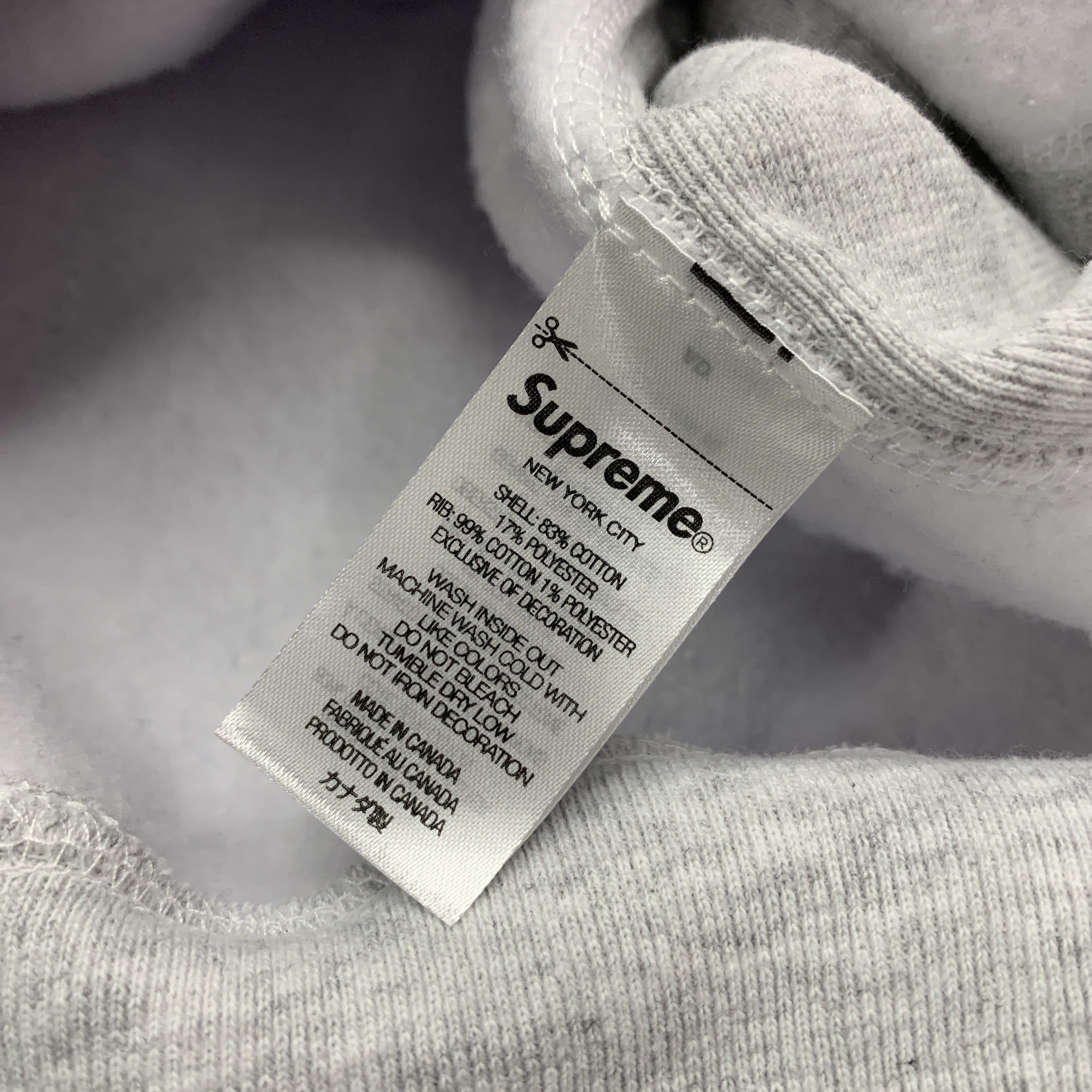 Supreme Supreme Box Logo Hooded Sweatshirt Ash Grey Size M Size US M / EU 48-50 / 2 - 4 Thumbnail