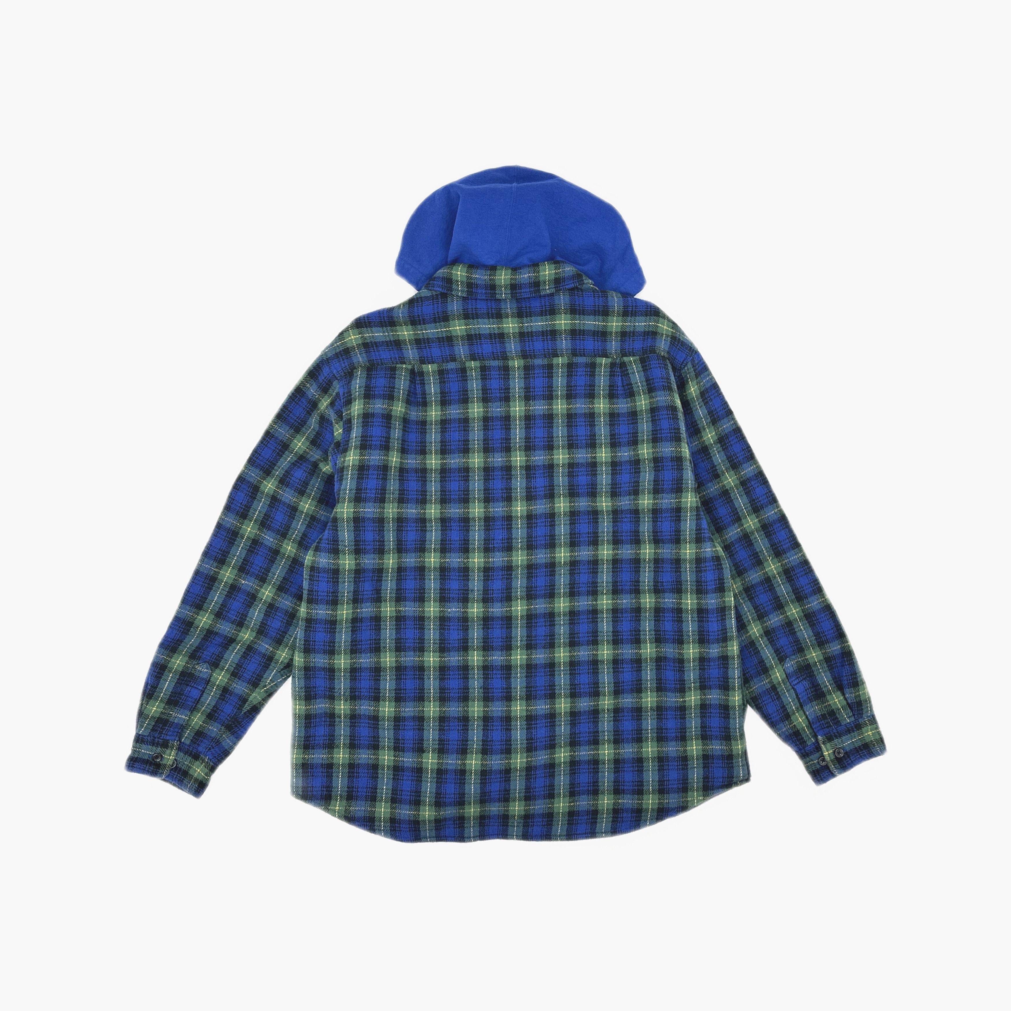 Supreme Supreme Tartan Hooded Flannel Shirt Size L Size US L / EU 52-54 / 3 - 2 Thumbnail