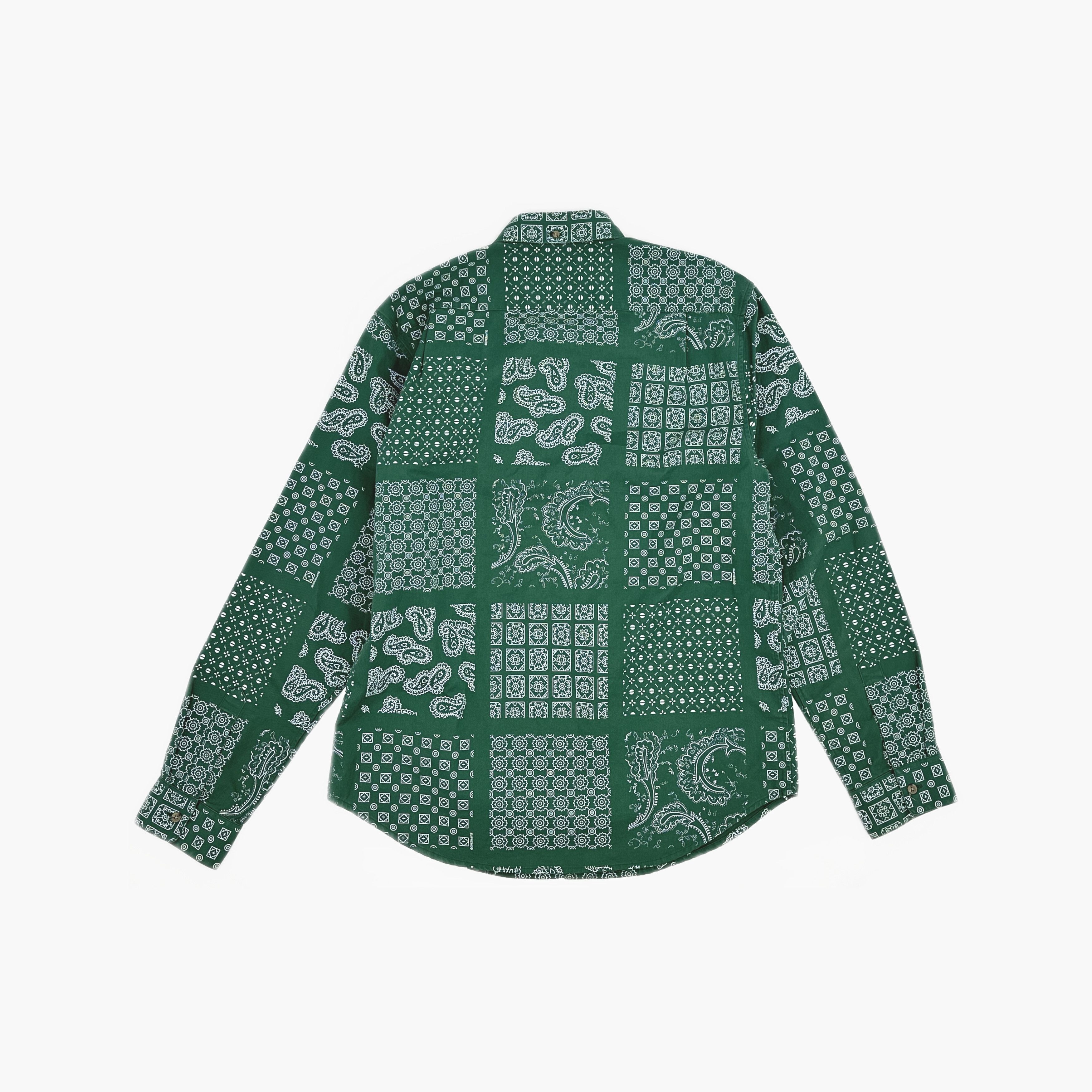 Supreme Supreme Paisley Grid Shirt Size L Size US L / EU 52-54 / 3 - 2 Thumbnail