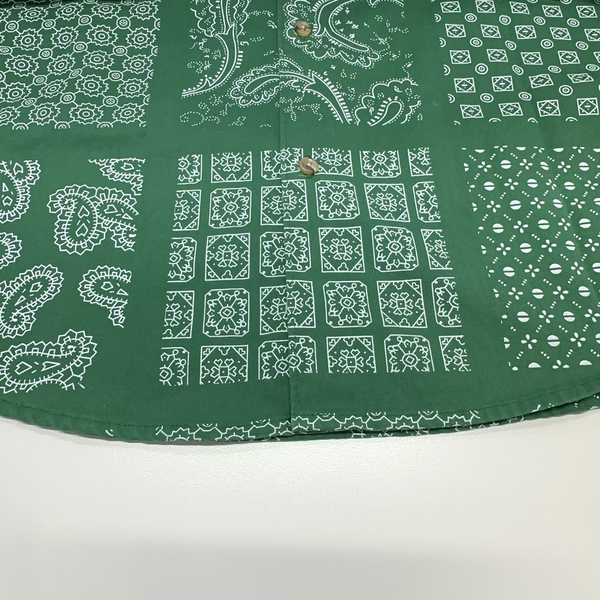 Supreme Supreme Paisley Grid Shirt Size L Size US L / EU 52-54 / 3 - 8 Thumbnail