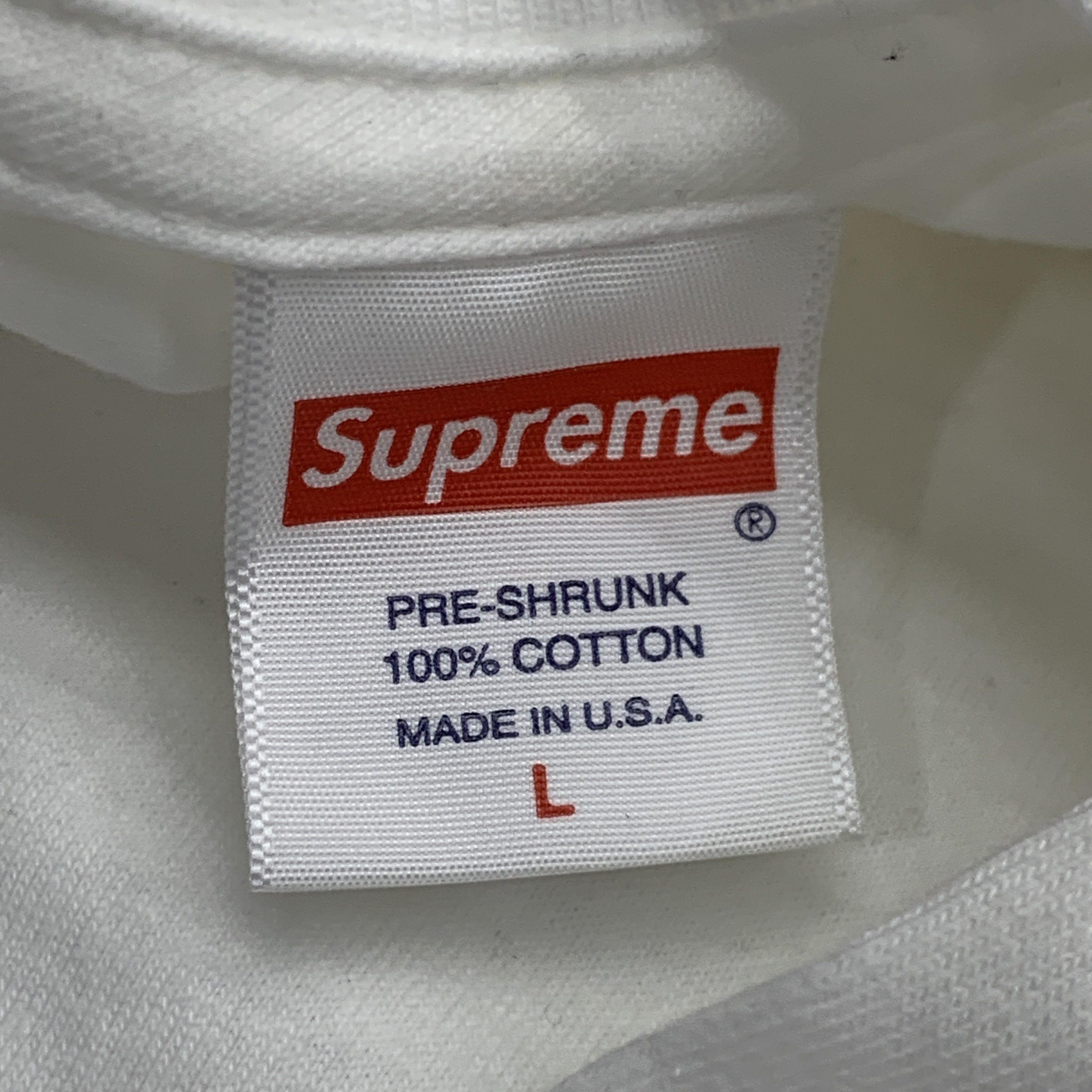 Supreme Supreme x Takashi Murakami Box Logo T-Shirt White Size L Size US L / EU 52-54 / 3 - 3 Thumbnail