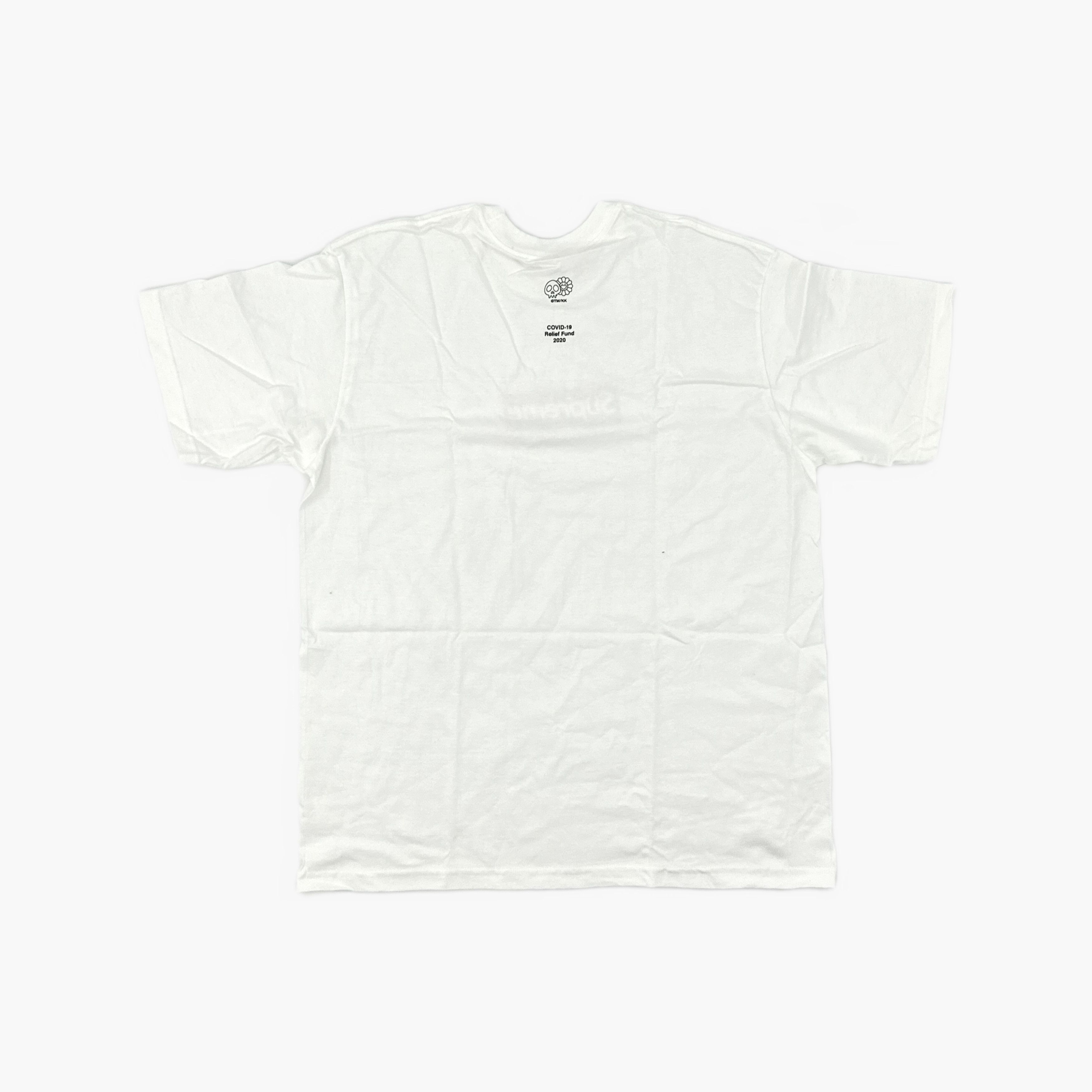 Supreme Supreme x Takashi Murakami Box Logo T-Shirt White Size L Size US L / EU 52-54 / 3 - 2 Thumbnail