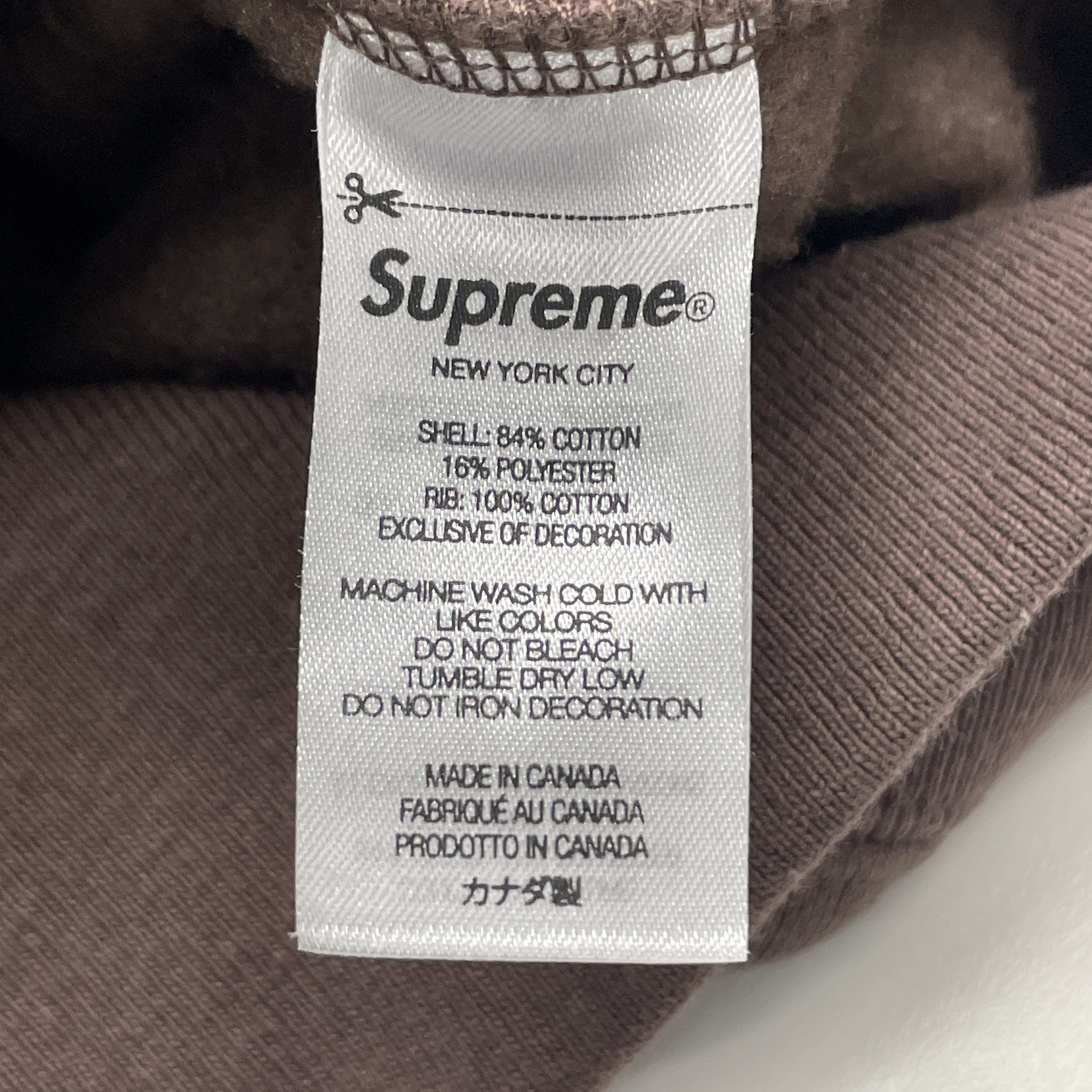 Supreme Supreme Box Logo Crewneck Brown Size XXL Size US XXL / EU 58 / 5 - 4 Thumbnail