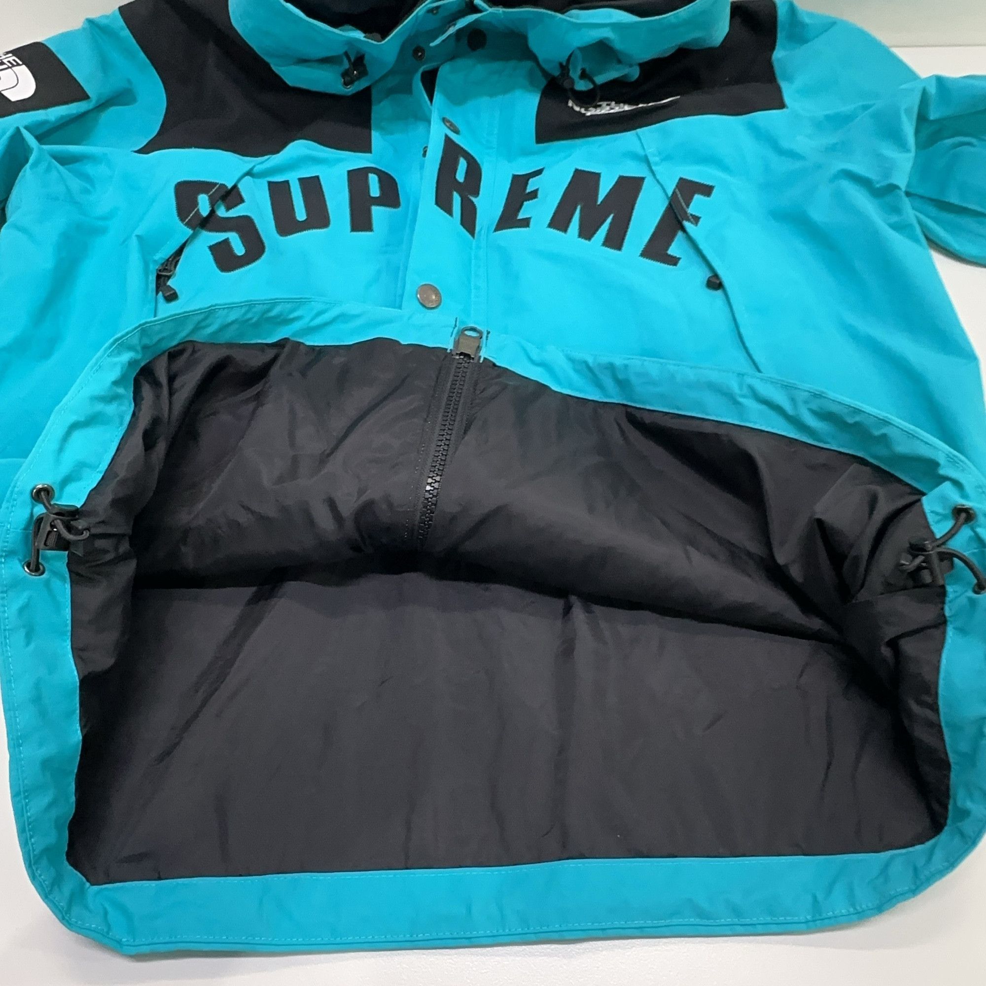 Supreme Supreme x The North Face Arc Logo Mountain Parka Blue M Size US M / EU 48-50 / 2 - 6 Thumbnail