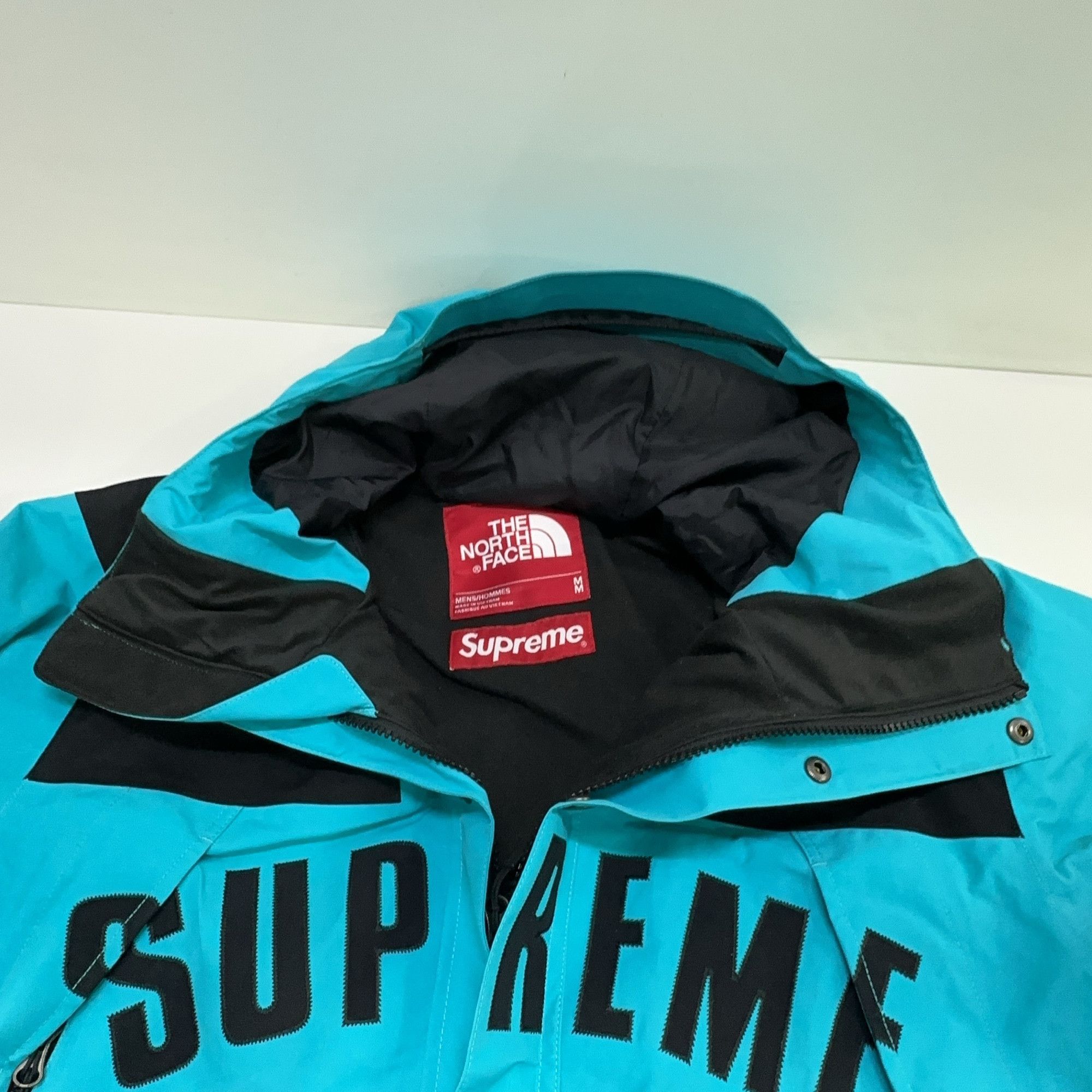 Supreme Supreme x The North Face Arc Logo Mountain Parka Blue M Size US M / EU 48-50 / 2 - 7 Thumbnail