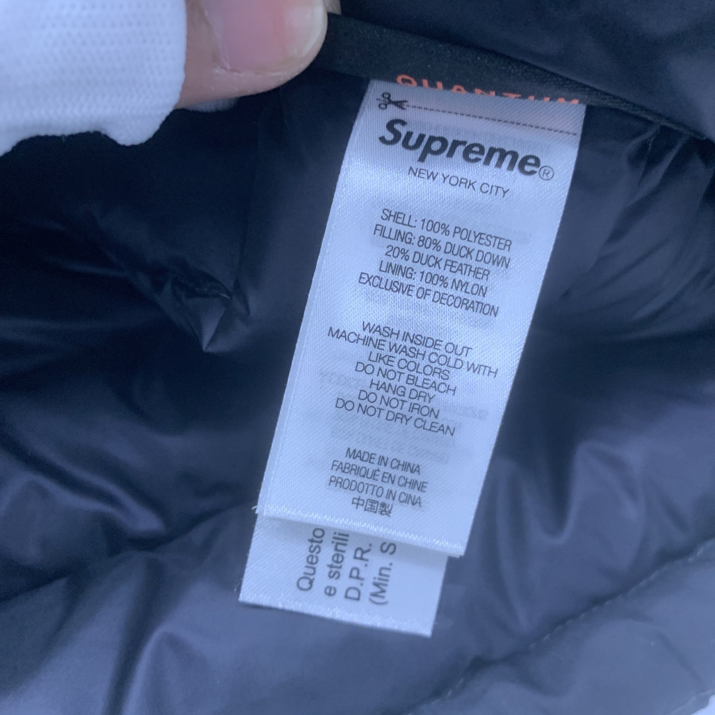 Supreme Supreme Micro Down Half Zip Hooded Pullover Size M Size US M / EU 48-50 / 2 - 4 Thumbnail