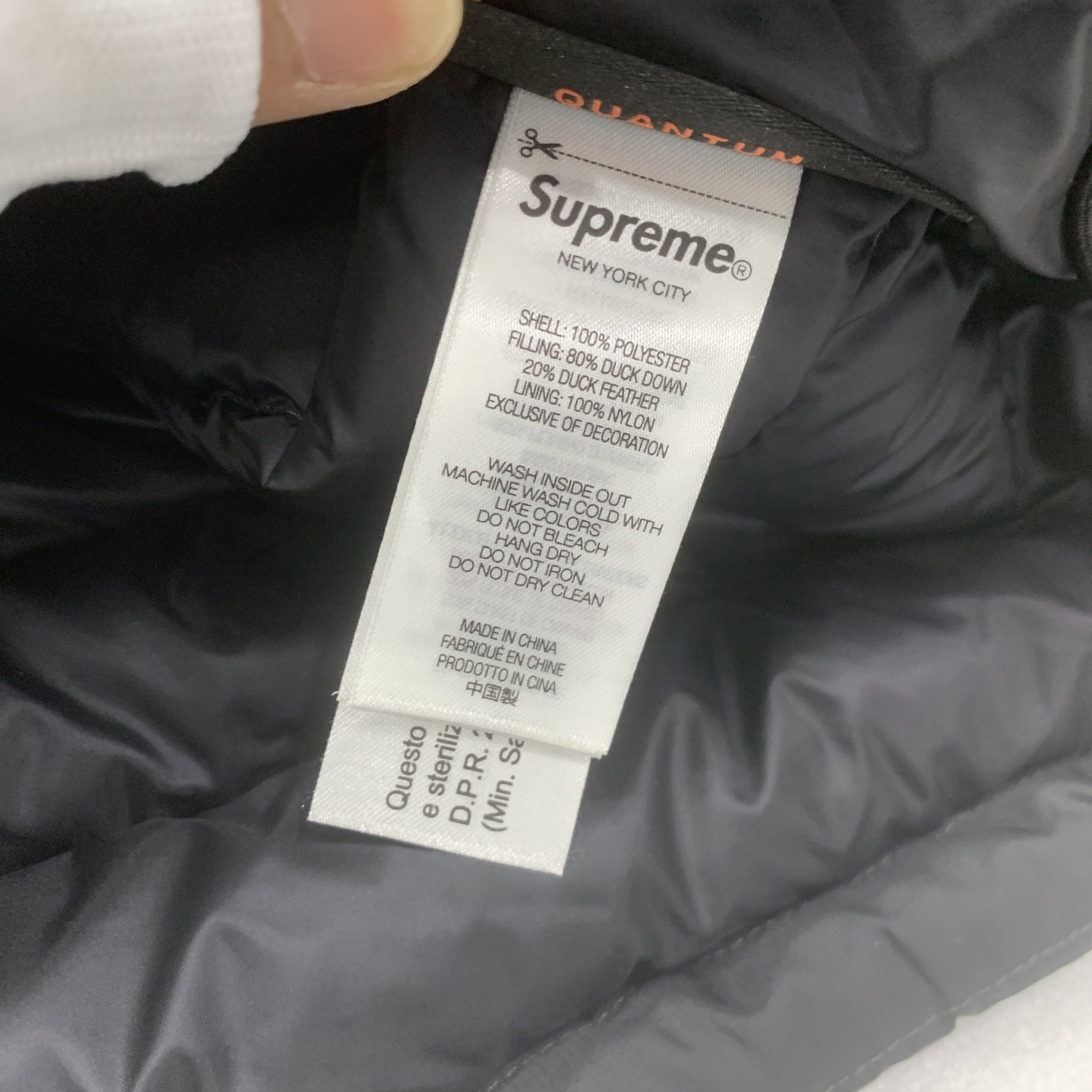 Supreme Supreme Micro Down Half Zip Hooded Pullover Size M Size US M / EU 48-50 / 2 - 5 Thumbnail