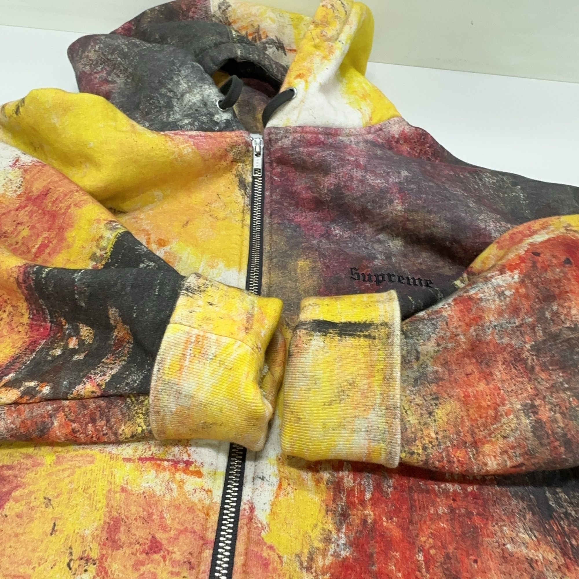 Supreme Supreme Abstract Zip Up Hoodie Size L Size US L / EU 52-54 / 3 - 7 Thumbnail