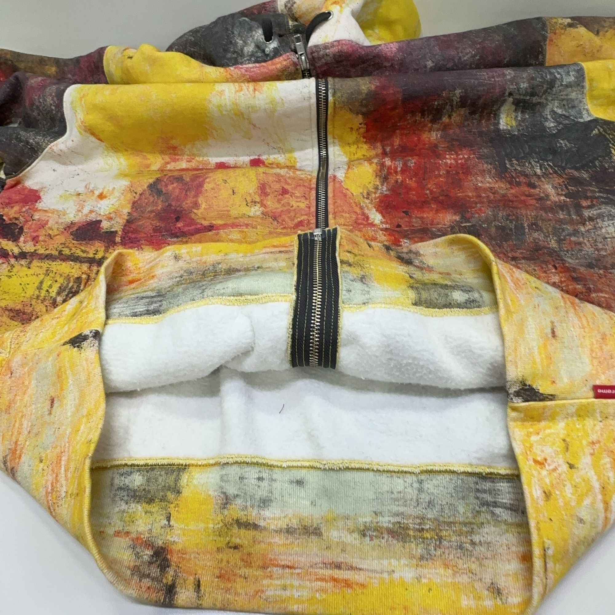 Supreme Supreme Abstract Zip Up Hoodie Size L Size US L / EU 52-54 / 3 - 6 Thumbnail