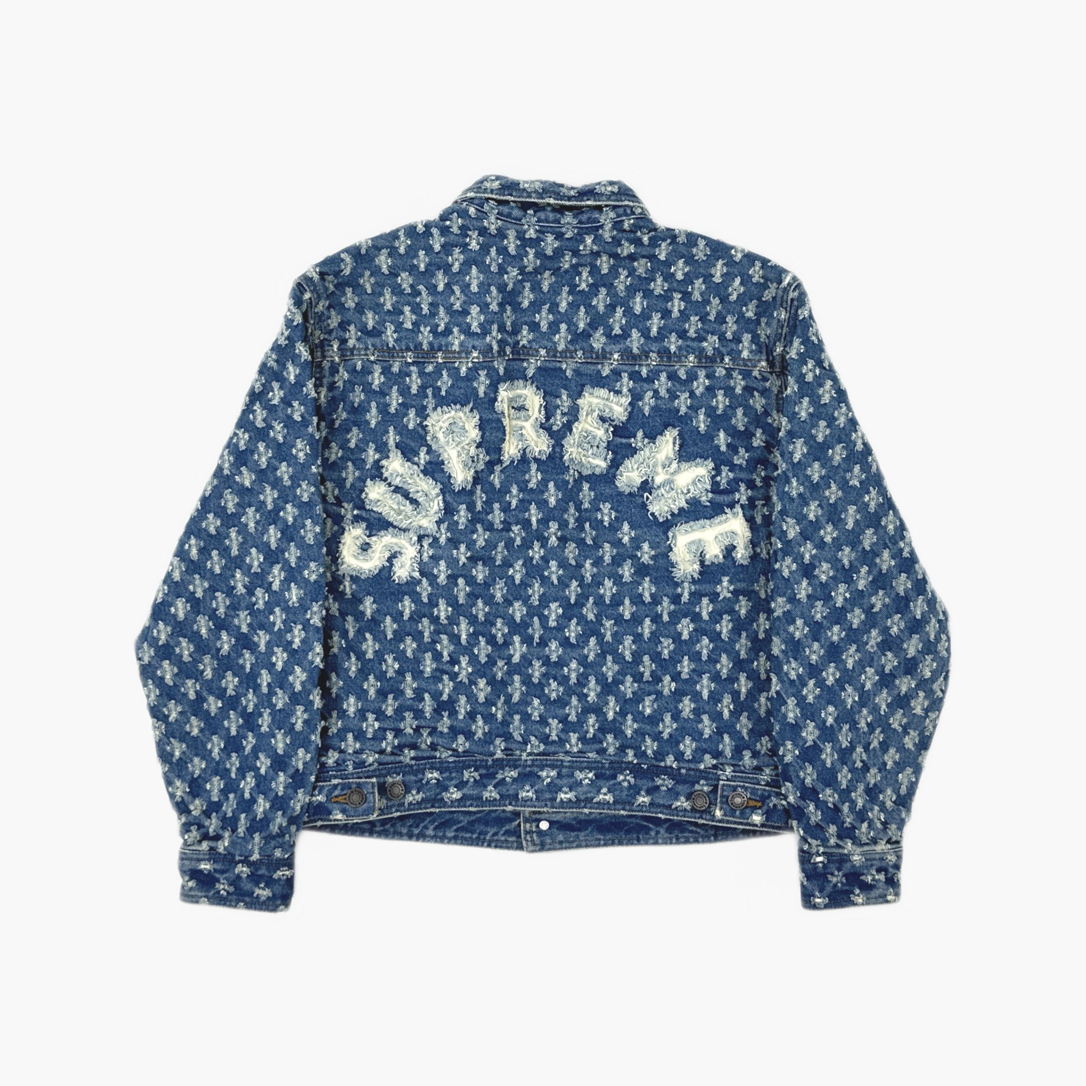 Supreme Supreme Hole Punch Denim Jacket Size S Size US S / EU 44-46 / 1 - 2 Thumbnail