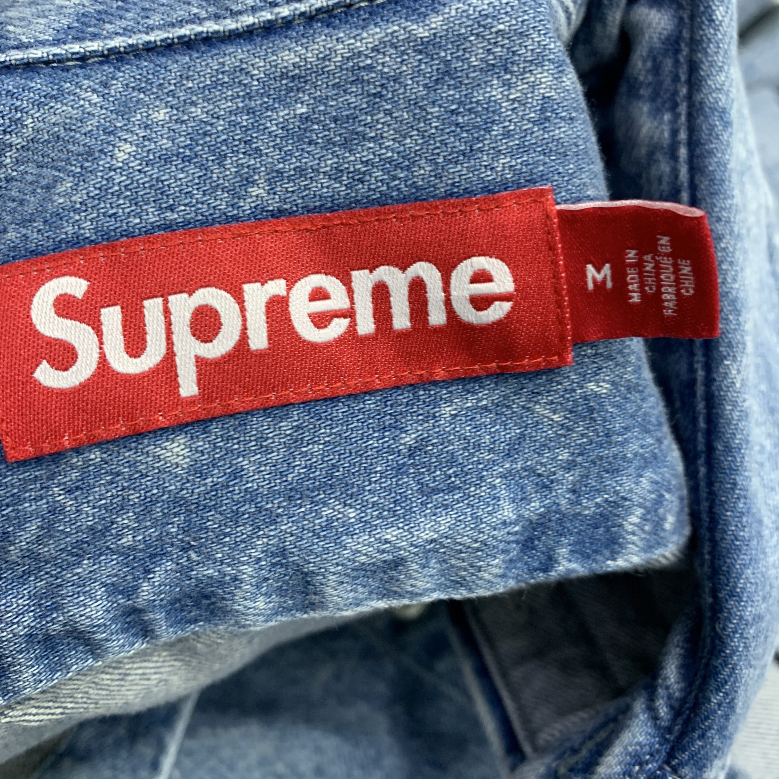 Supreme Supreme Denim Button Up Shirt Size M Size US M / EU 48-50 / 2 - 2 Thumbnail