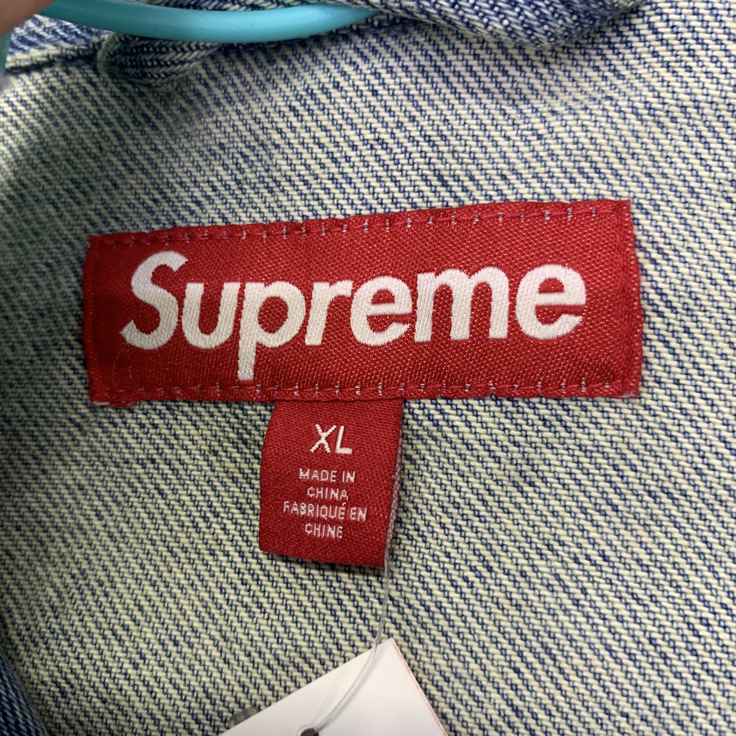 Supreme Supreme Arc Logo Denim Coaches Jacket Size XL Size US XL / EU 56 / 4 - 2 Thumbnail