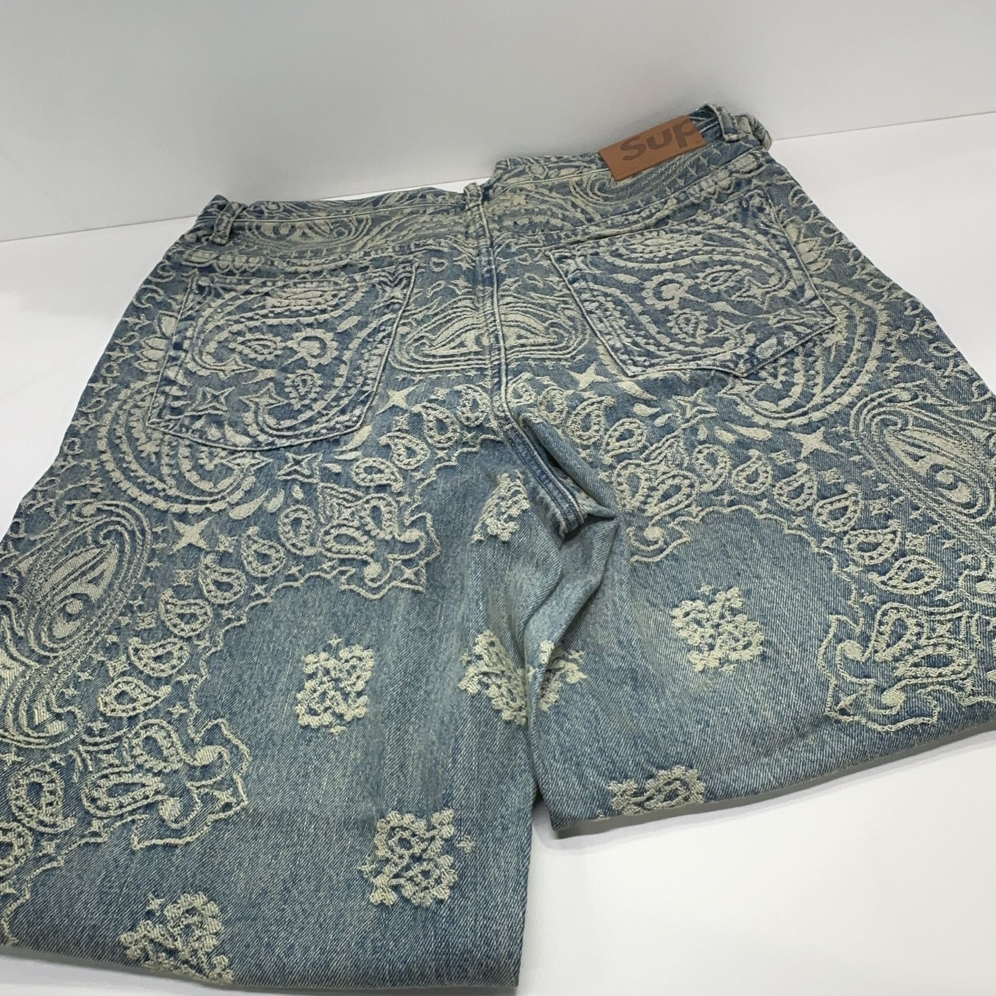 Supreme Supreme Bandana Jacquard Denim Jeans Size 32 Size US 32 / EU 48 - 10 Thumbnail
