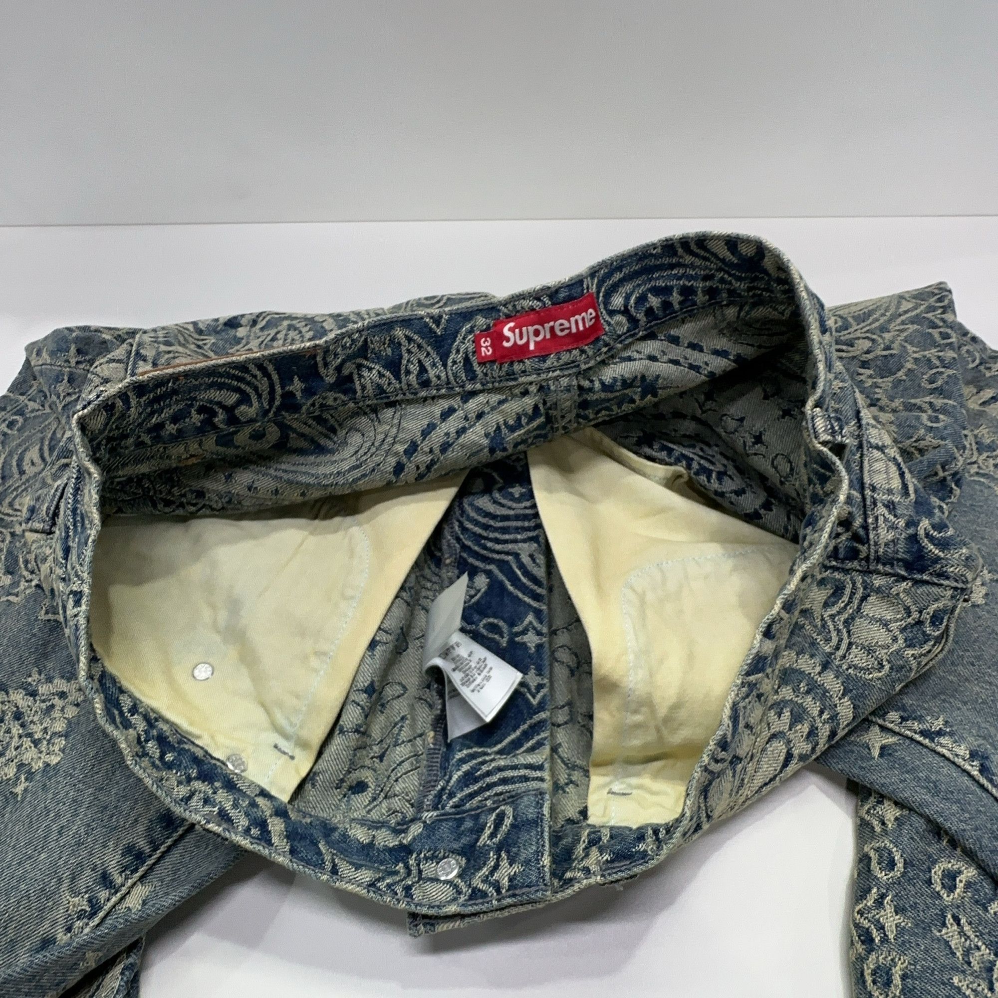 Supreme Supreme Bandana Jacquard Denim Jeans Size 32 Size US 32 / EU 48 - 6 Thumbnail