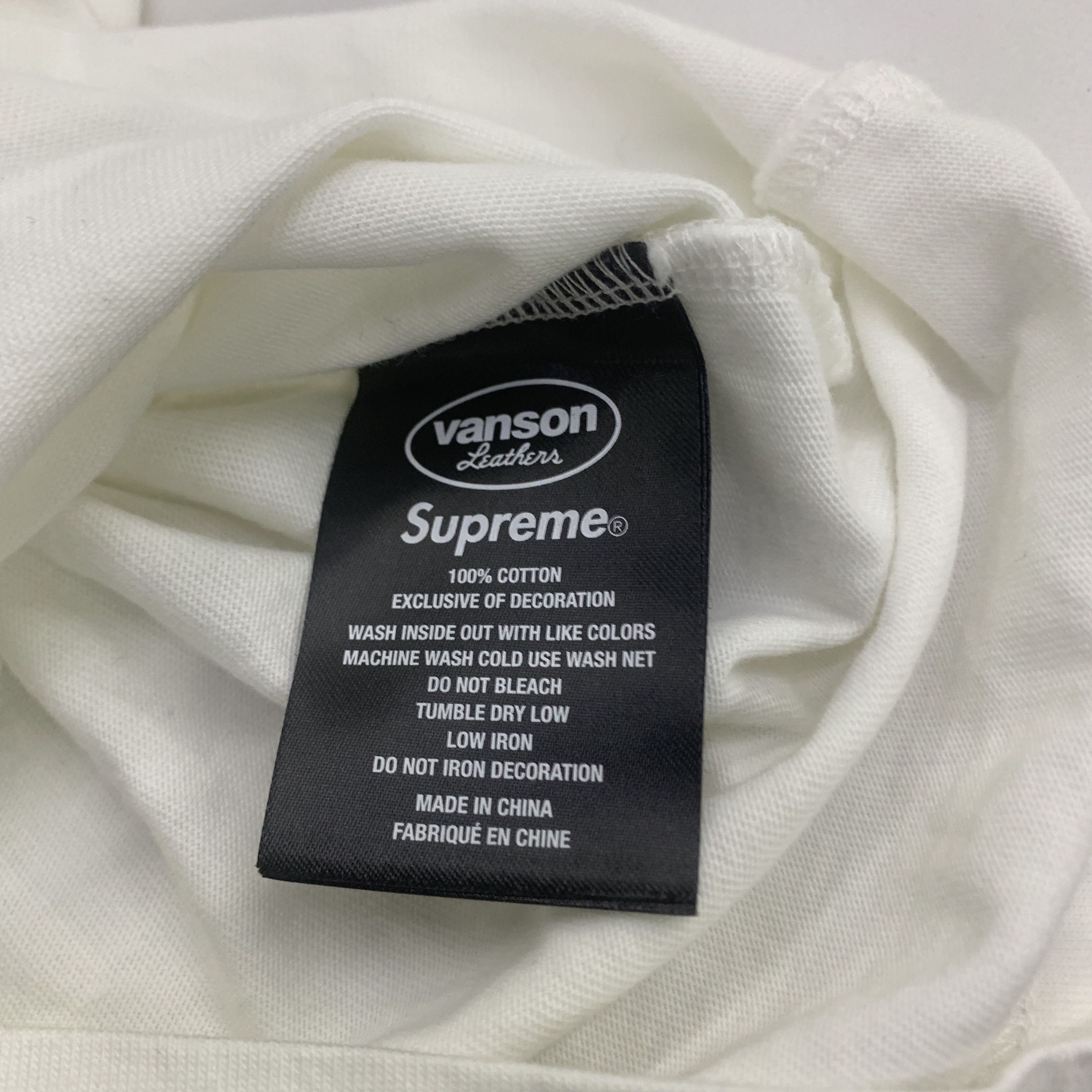 Supreme Supreme x Vanson Leathers Racing Long Sleeve Top Size S Size US S / EU 44-46 / 1 - 3 Thumbnail