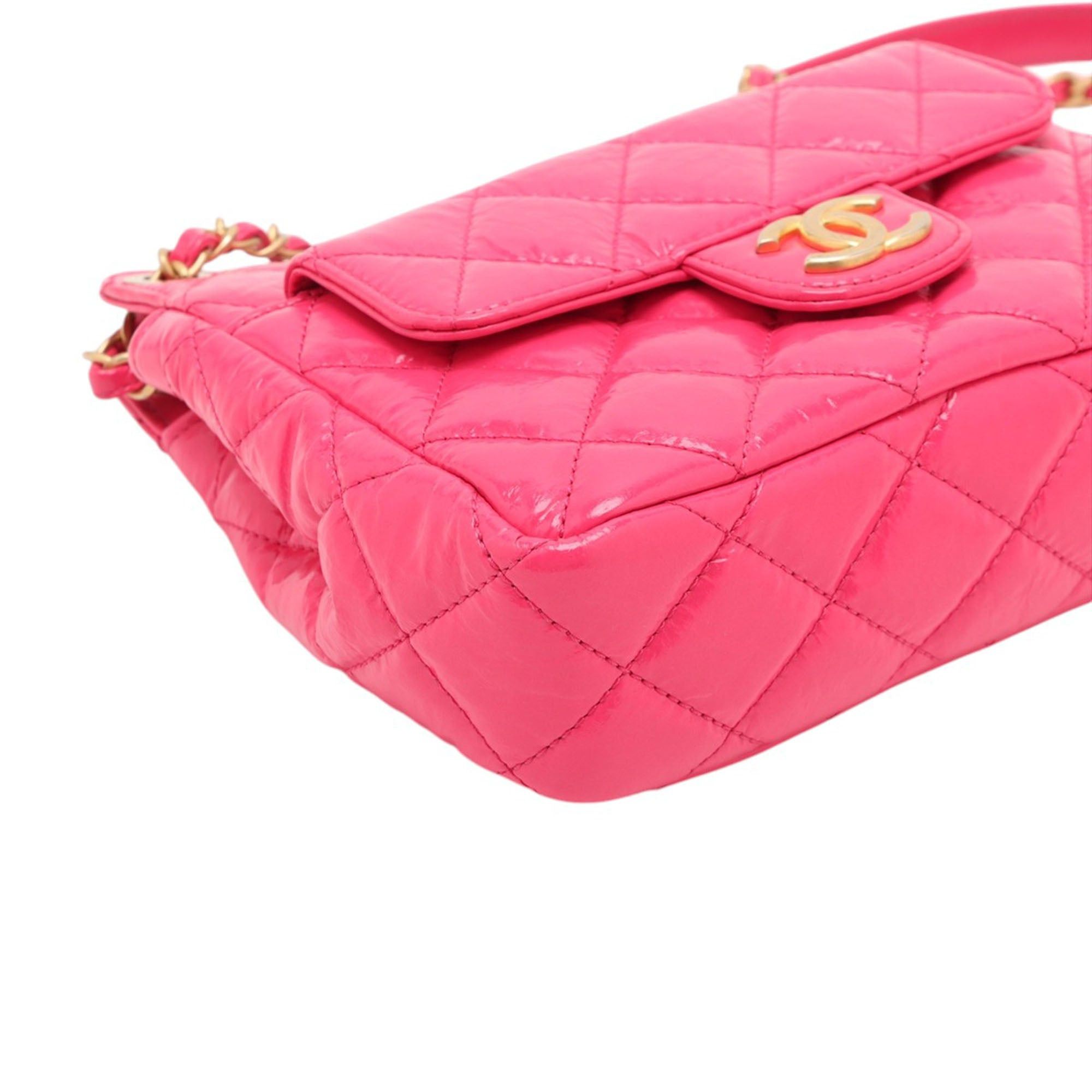 Chanel Medium Shiny Crumpled Calfskin Wavy CC Hobo Size ONE SIZE - 8 Thumbnail
