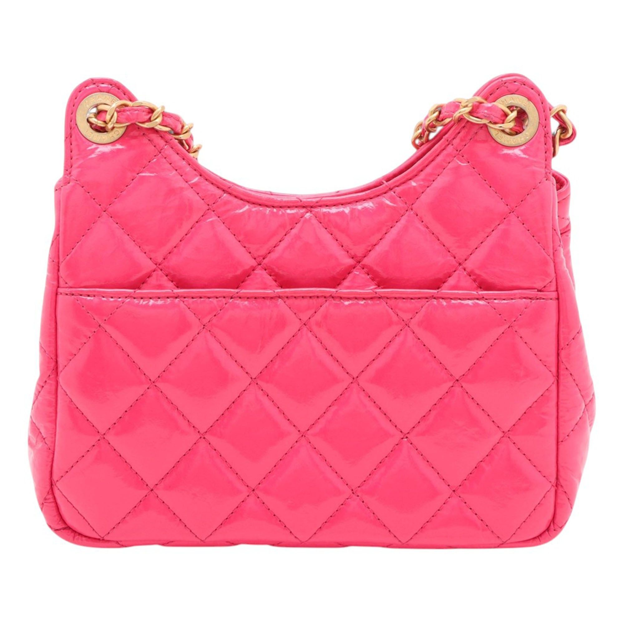 Chanel Medium Shiny Crumpled Calfskin Wavy CC Hobo Size ONE SIZE - 2 Thumbnail