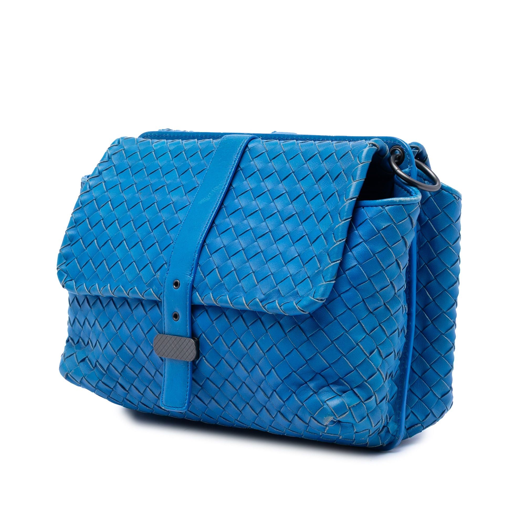 Bottega Veneta Nappa Intrecciato Double Sided Flap Shoulder Bag Size ONE SIZE - 2 Thumbnail