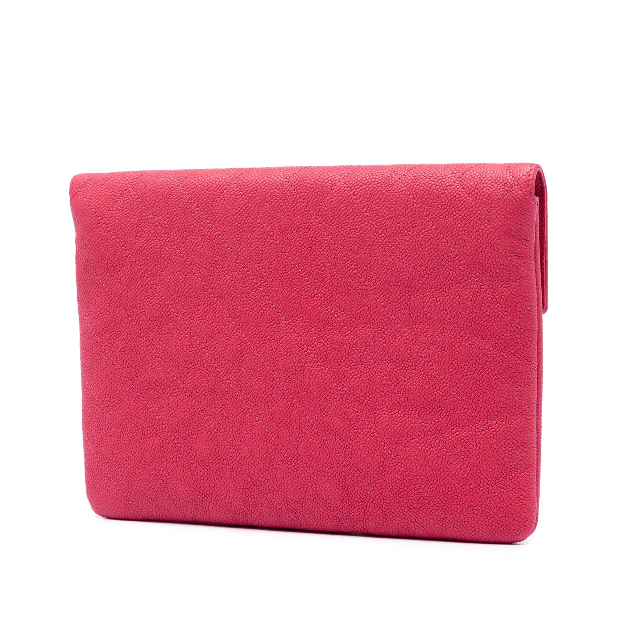 Chanel Paris Cuba Quilted Caviar Thread Around Envelope Clutch Size ONE SIZE - 2 Thumbnail
