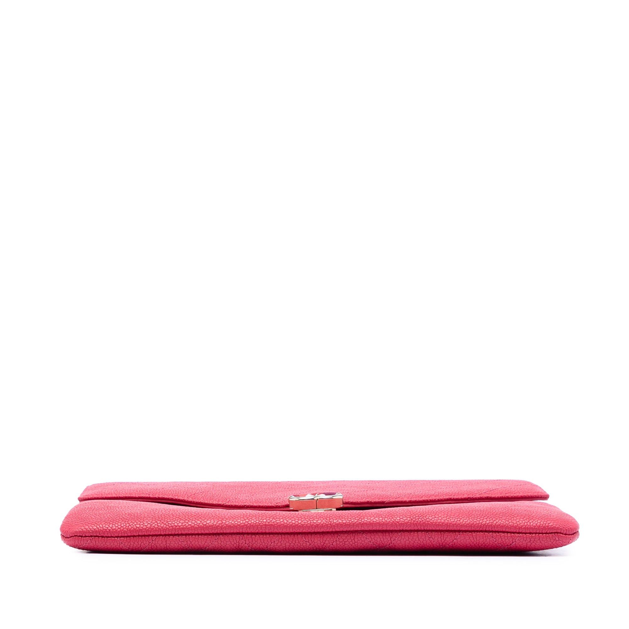 Chanel Paris Cuba Quilted Caviar Thread Around Envelope Clutch Size ONE SIZE - 3 Thumbnail