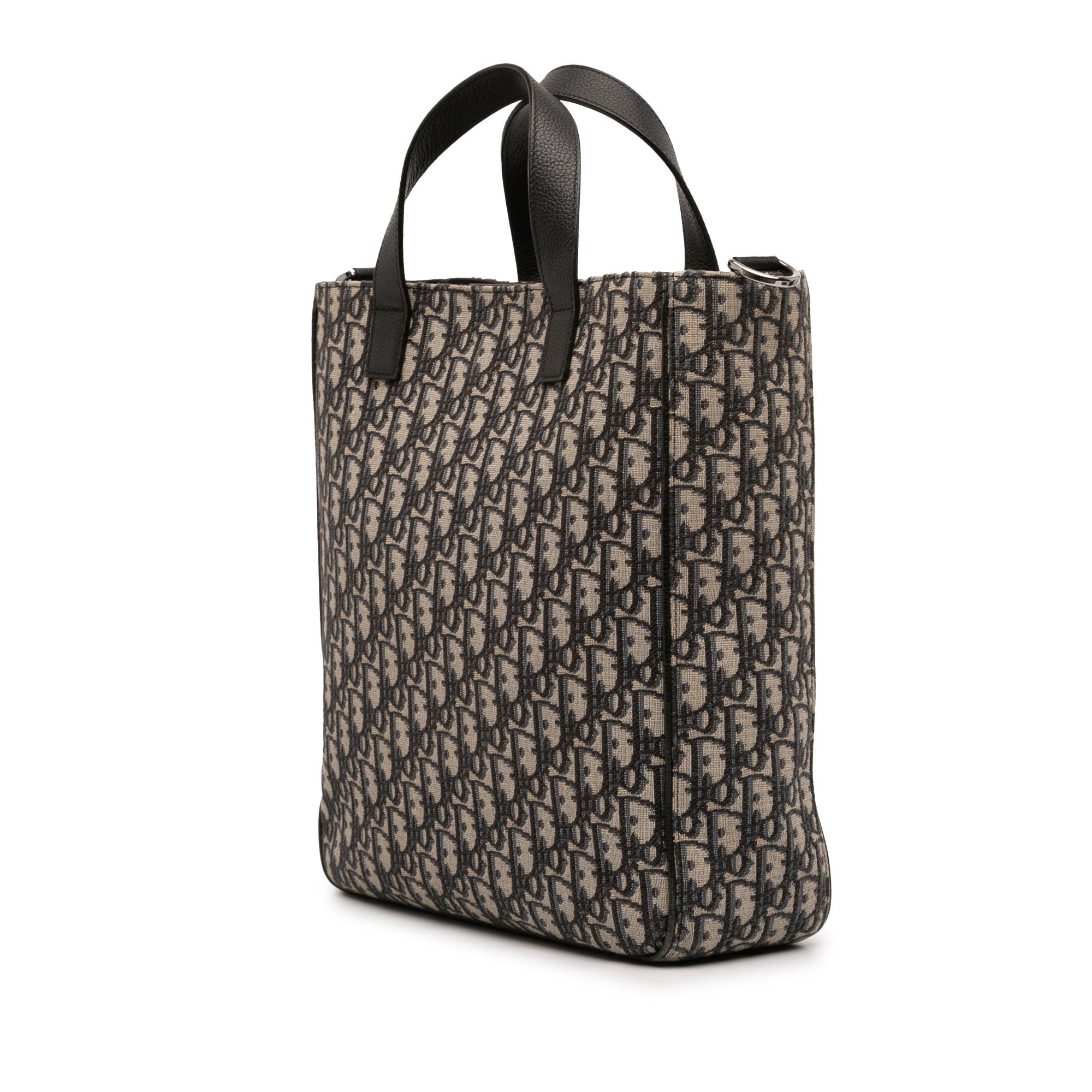 Dior Oblique Canvas and Leather Saddle Tote Size ONE SIZE - 2 Thumbnail