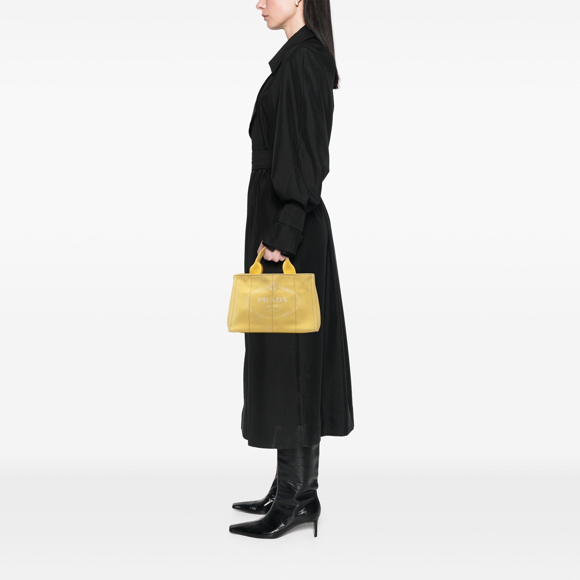 Prada Small Canvas Canapa Logo Satchel Size ONE SIZE - 6 Thumbnail
