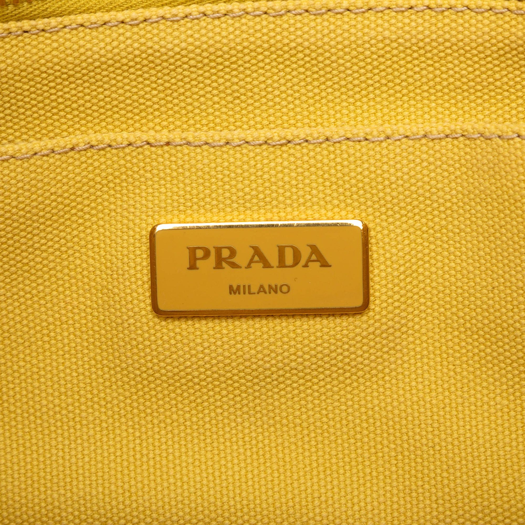 Prada Small Canvas Canapa Logo Satchel Size ONE SIZE - 5 Thumbnail