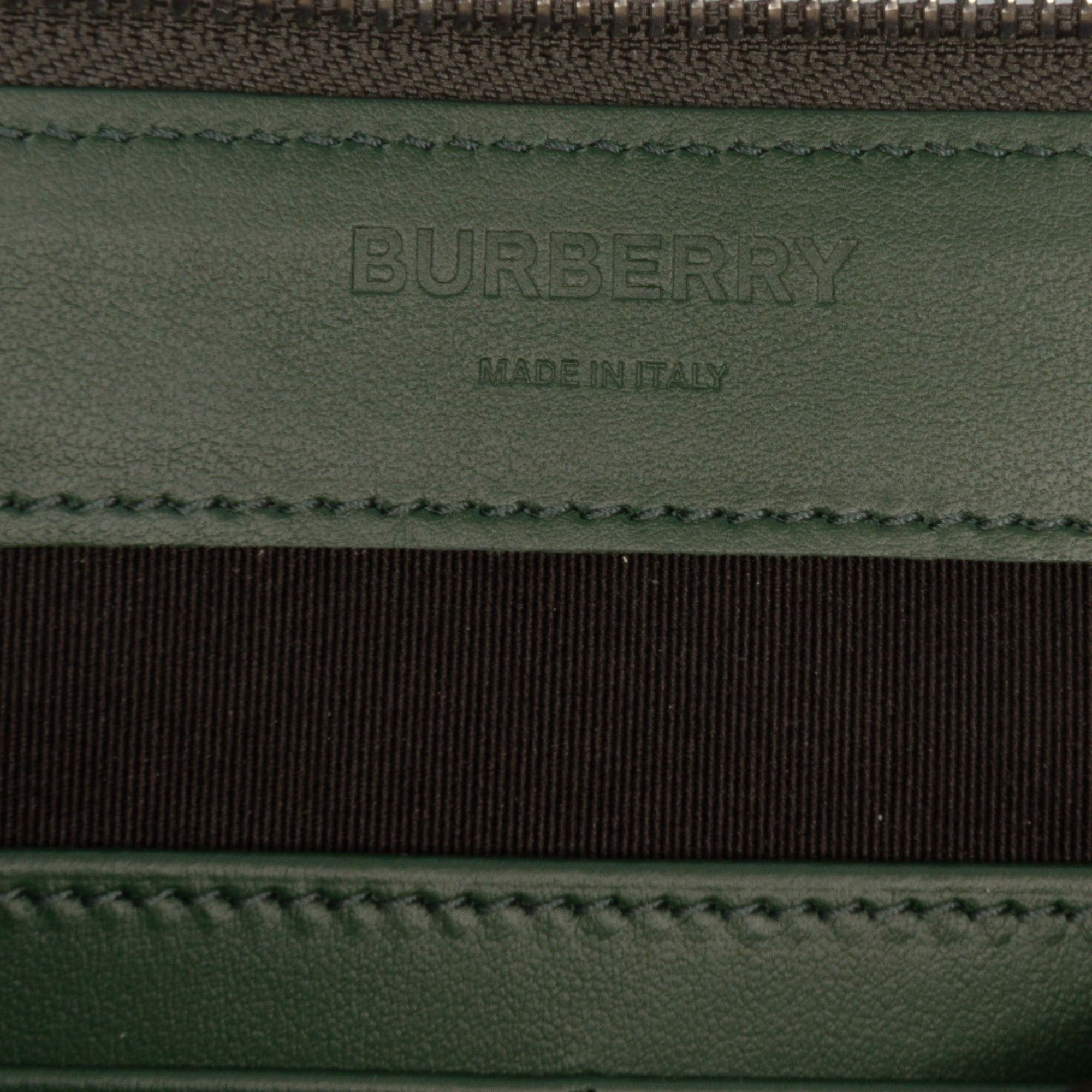 Burberry Embossed Leather TB Monogram Clutch Size ONE SIZE - 5 Thumbnail