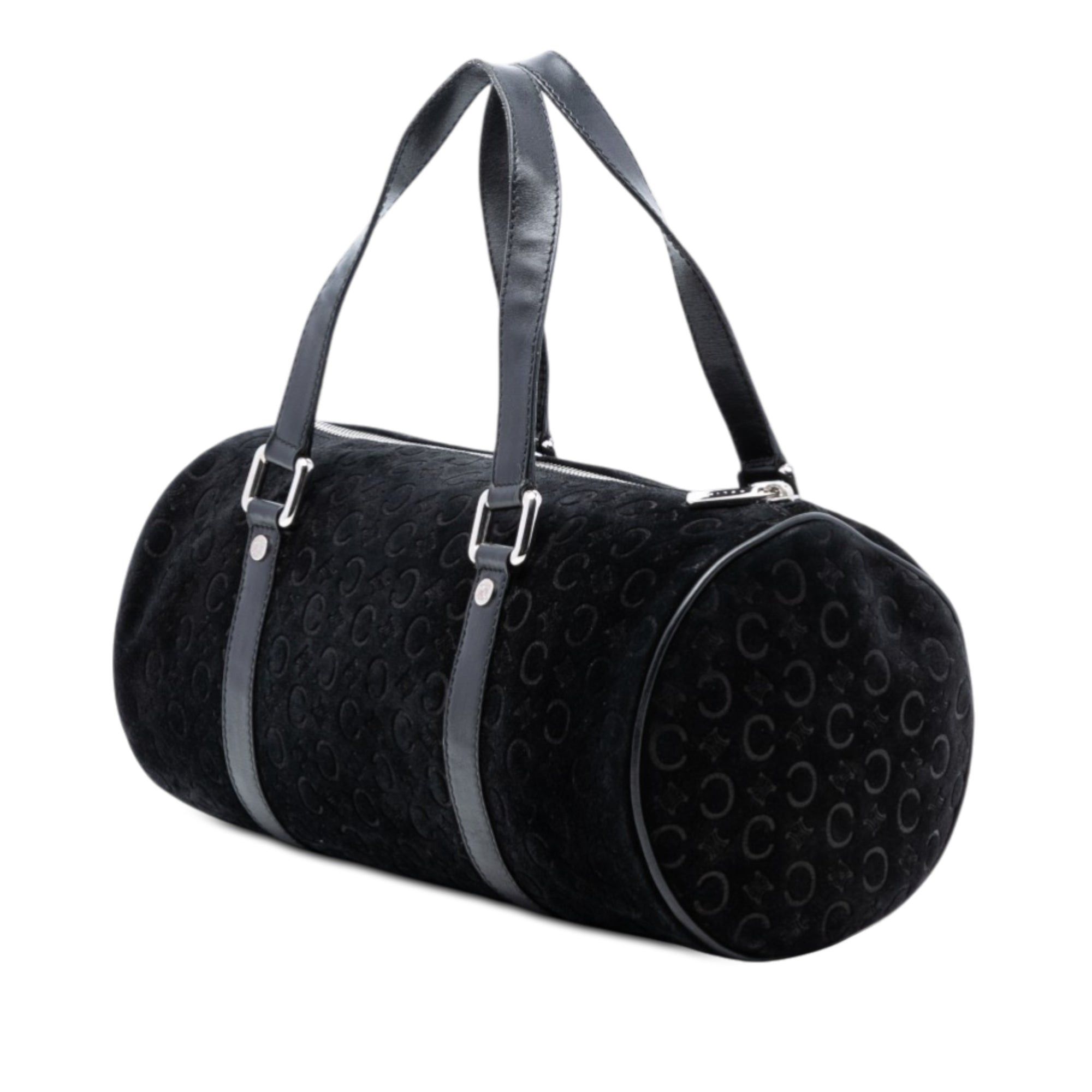 Celine C Macadam Suede Handbag Size ONE SIZE - 2 Thumbnail
