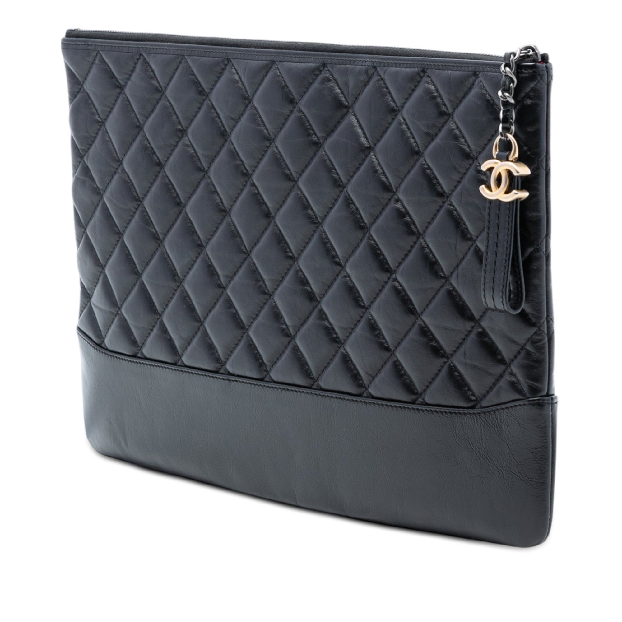 Chanel Large Aged Calfskin Gabrielle O Case Clutch Size ONE SIZE - 2 Thumbnail