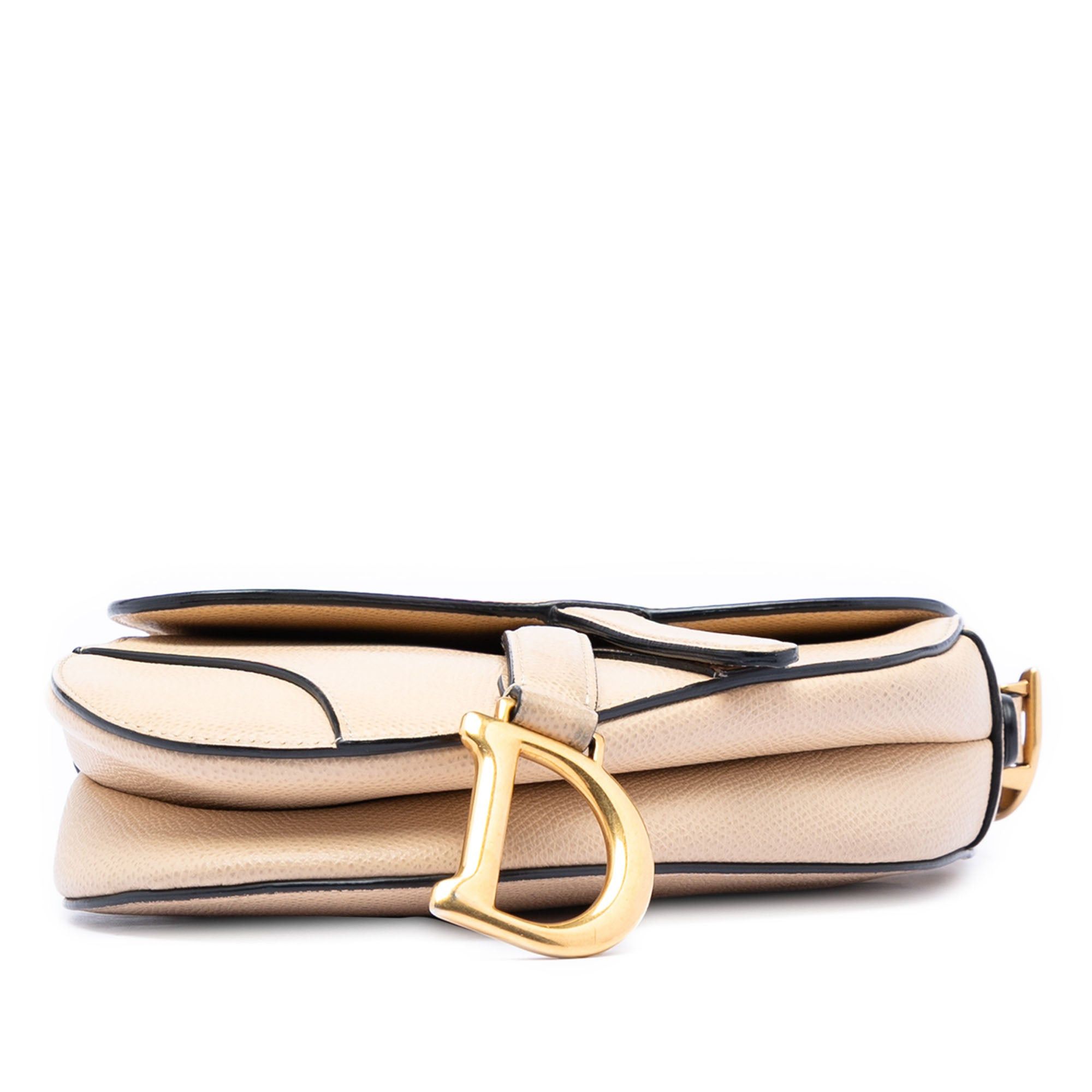 Dior Mini Grained Calfskin Saddle Bag Size ONE SIZE - 3 Thumbnail