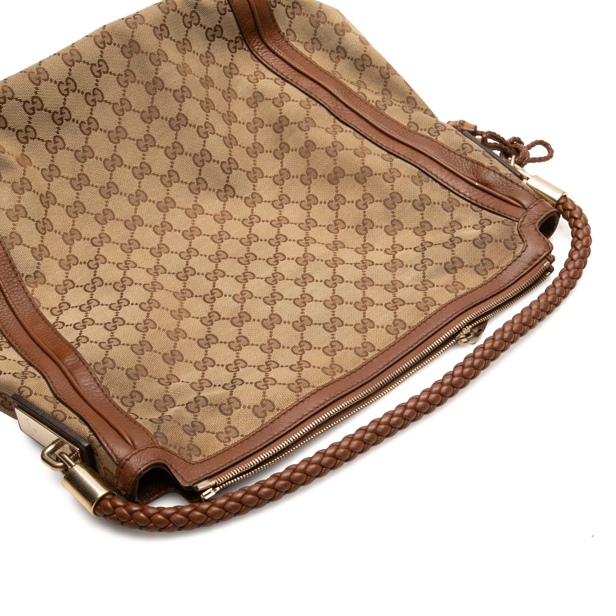 Gucci Large GG Canvas Bella Tote Size ONE SIZE - 9 Thumbnail