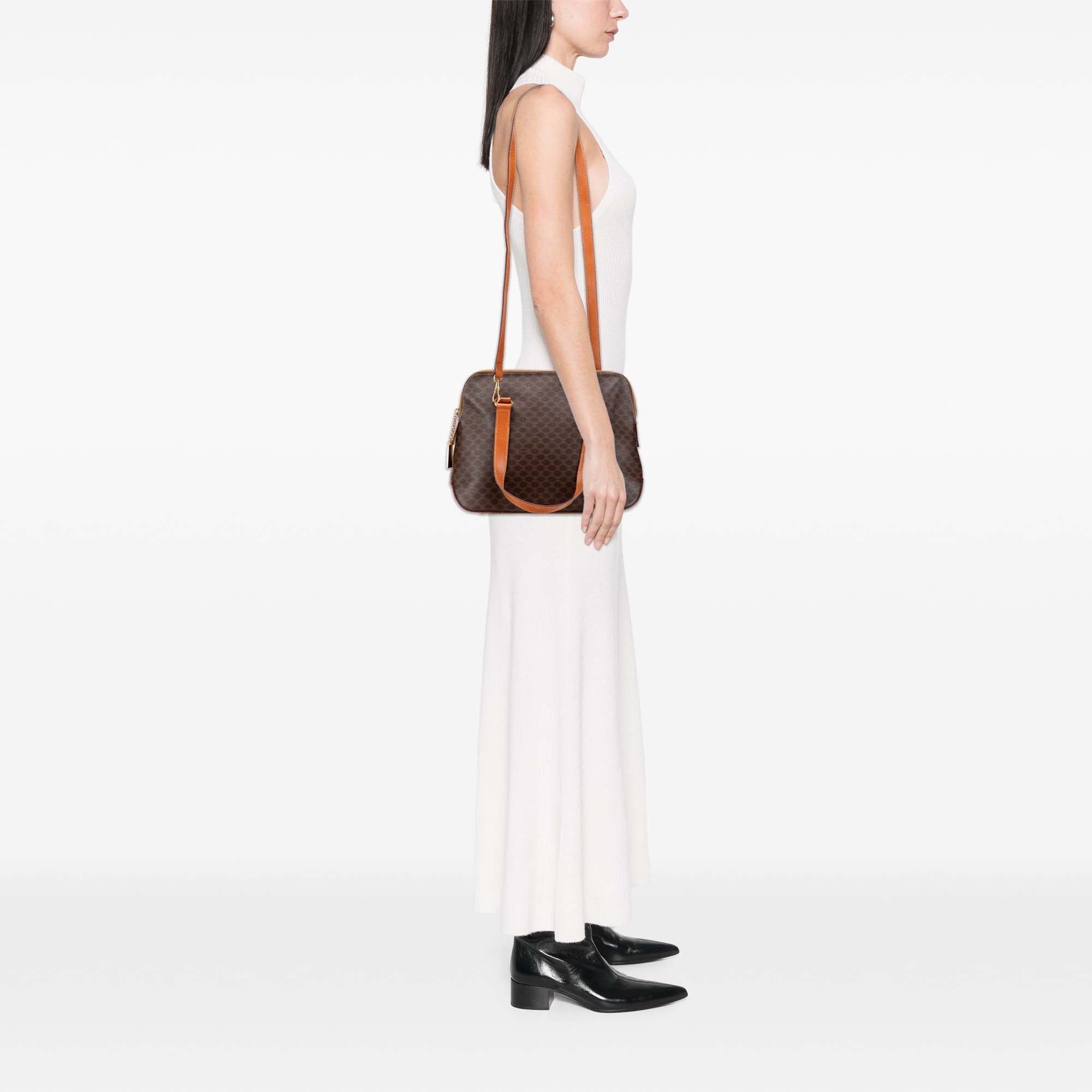 Celine Macadam Coated Canvas Satchel Size ONE SIZE - 10 Thumbnail