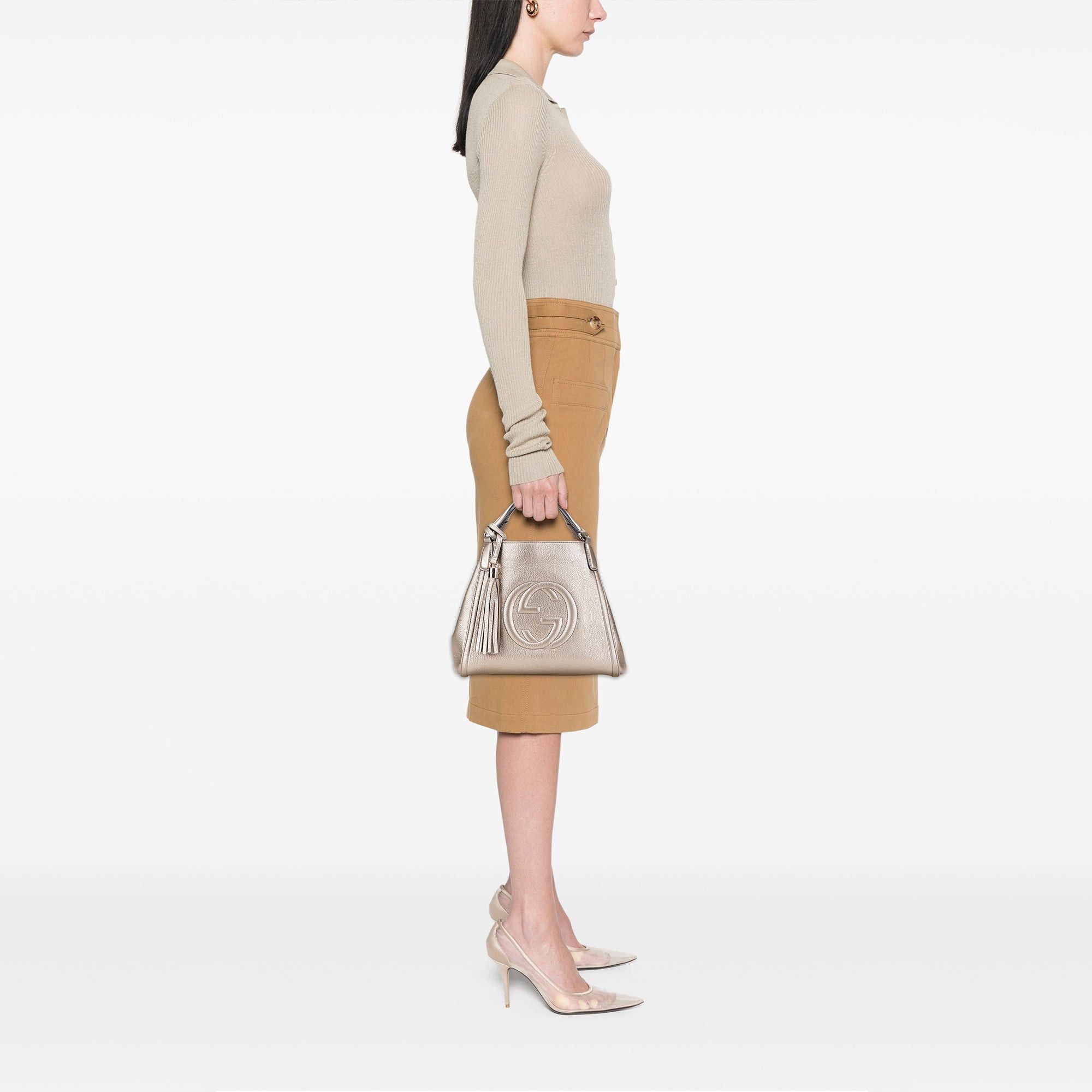 Gucci Small Leather Soho Satchel Size ONE SIZE - 11 Thumbnail