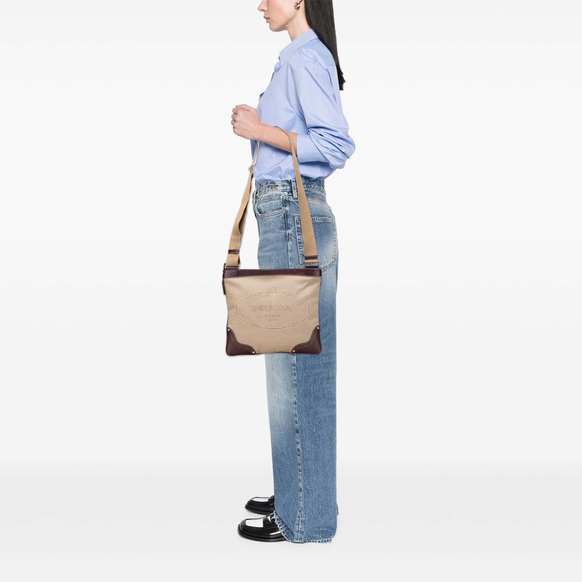 Prada Canvas Canapa Logo Crossbody Size ONE SIZE - 10 Thumbnail