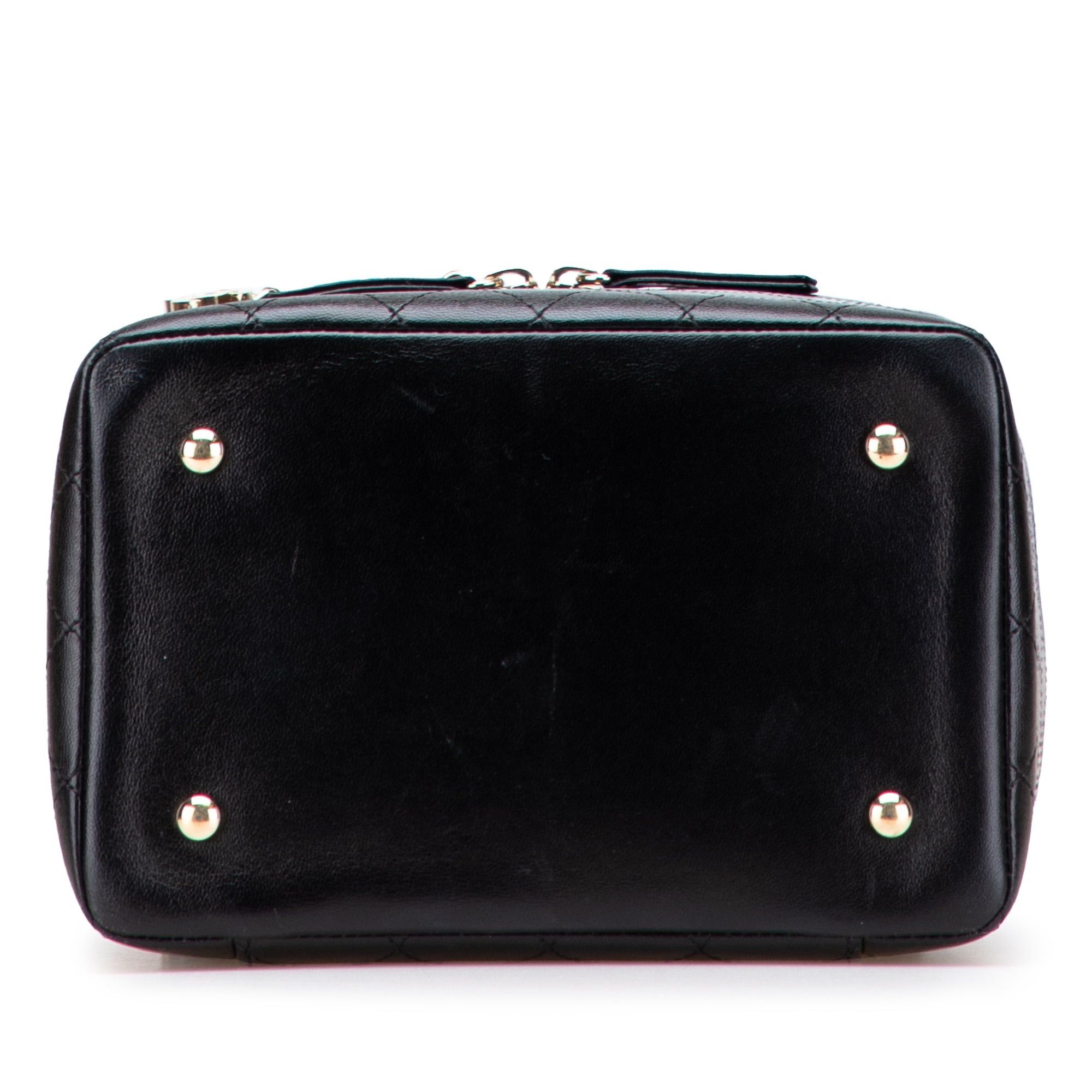 Chanel Large Quilted Lambskin Knock On Wood Vanity Case Size ONE SIZE - 3 Thumbnail
