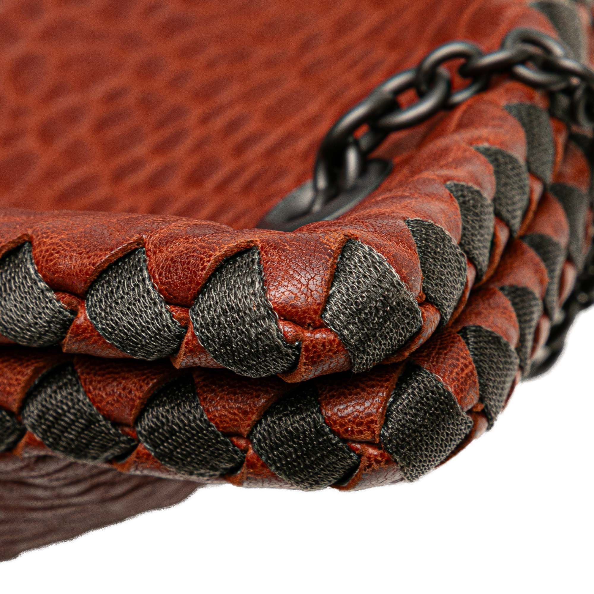 Bottega Veneta Textured Leather Whipstitch Duo Shoulder Bag Size ONE SIZE - 8 Thumbnail